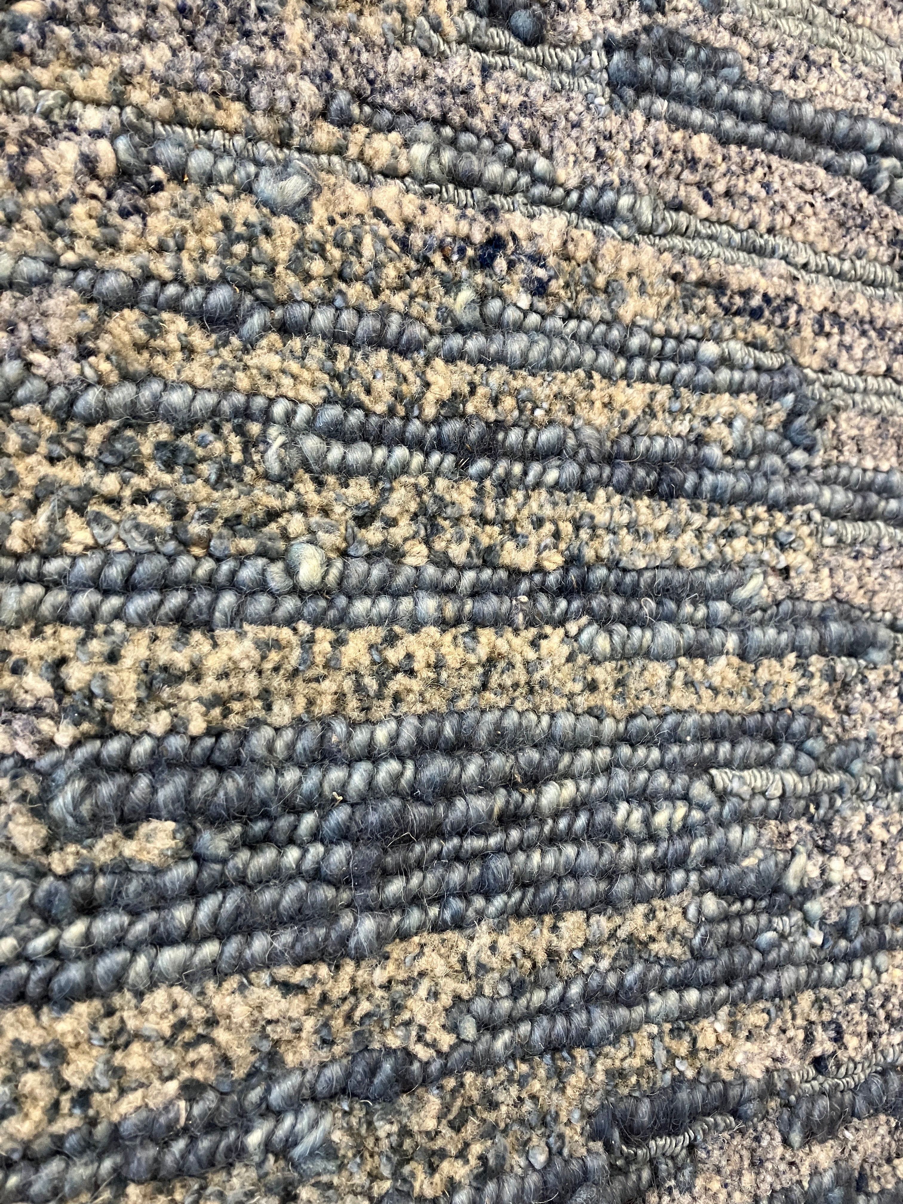 Atlas Collection - 2' 10" x 30' Runner - 10'x14' 12'x15' & 14'x20' Area Rugs - Blue Wool Flat Weave Modern Rug - Handmade Area Rugs & Runner