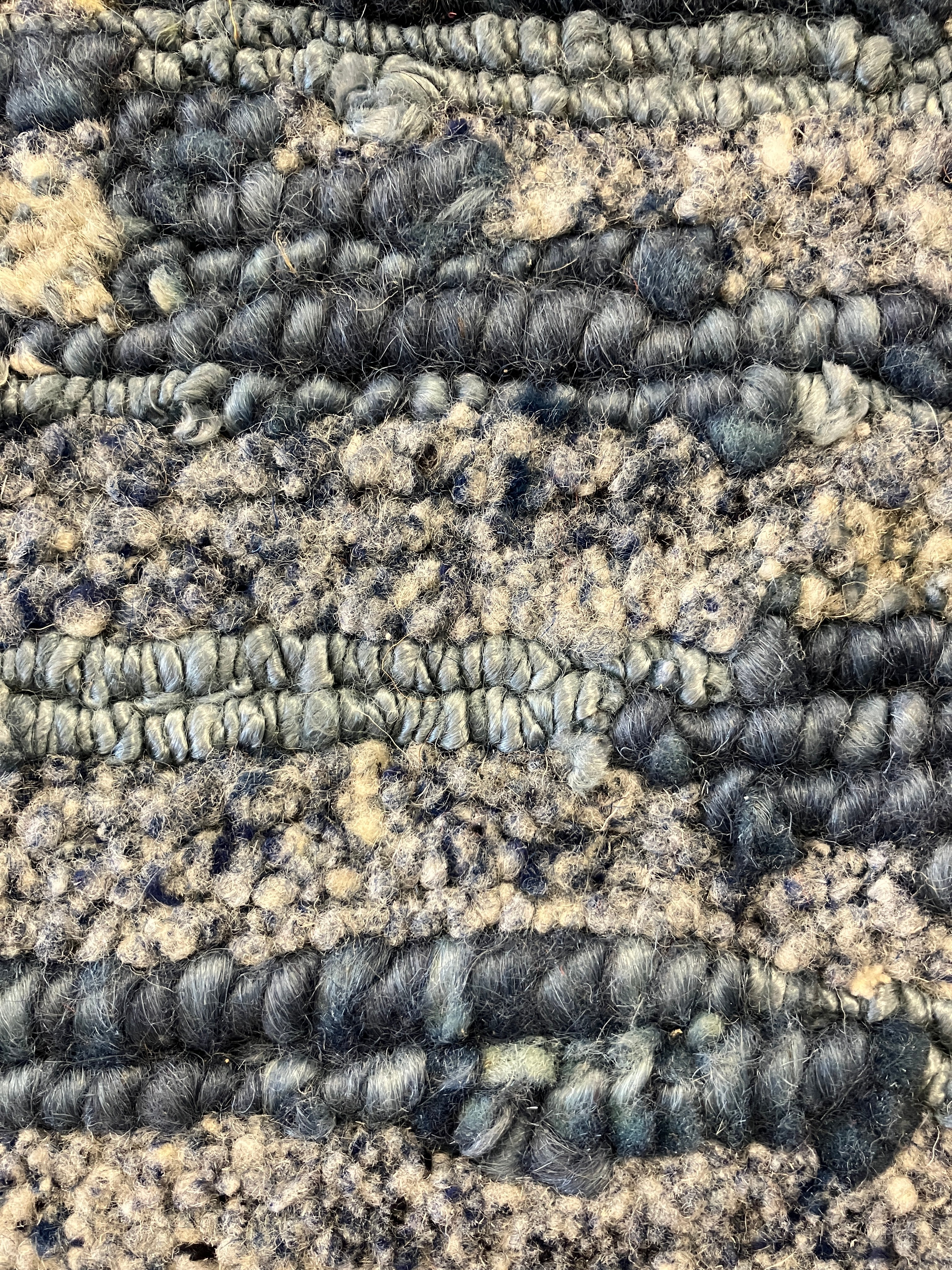 Atlas Collection - 2' 10" x 30' Runner - 10'x14' 12'x15' & 14'x20' Area Rugs - Blue Wool Flat Weave Modern Rug - Handmade Area Rugs & Runner