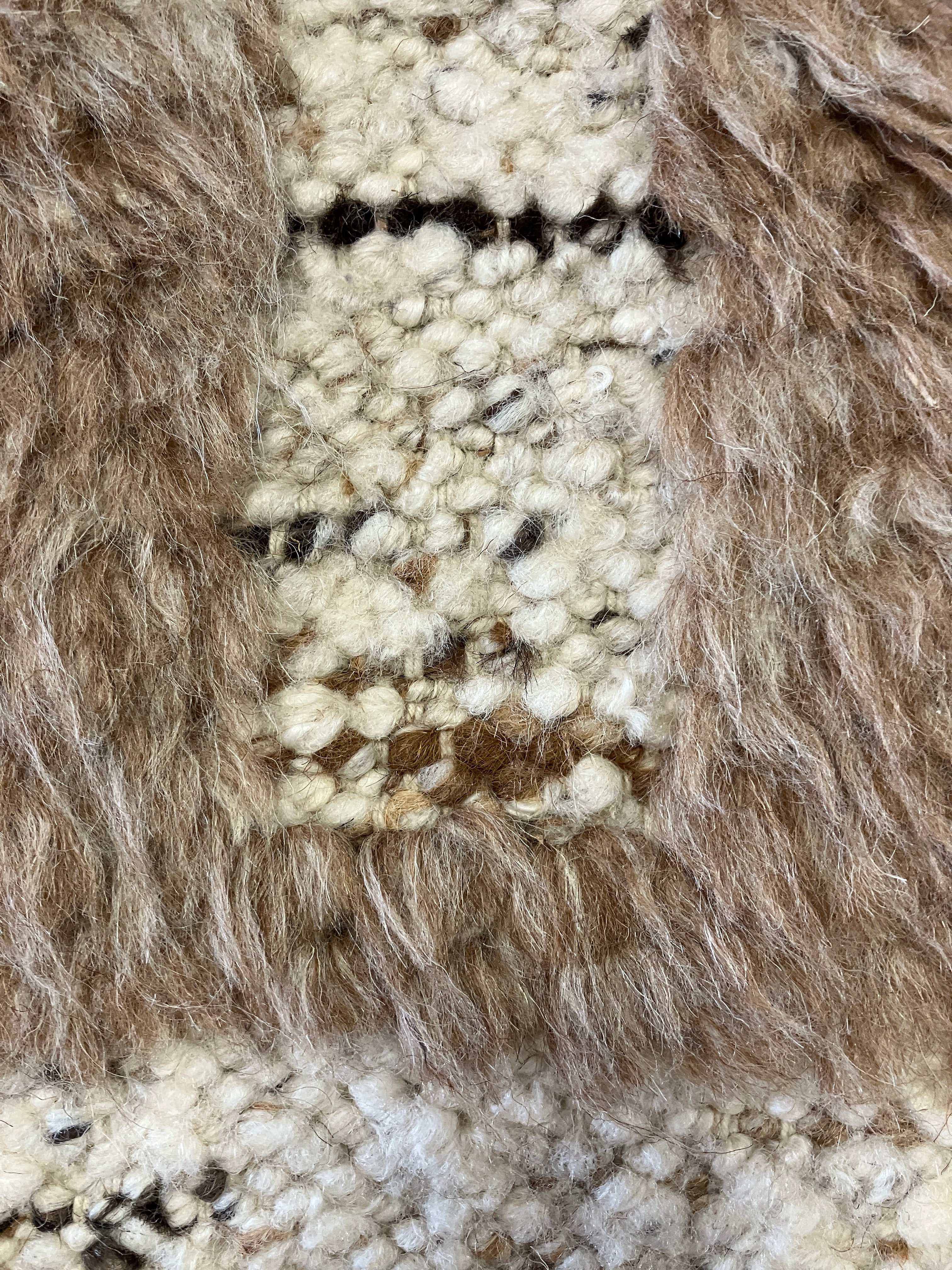 Atlas Collection - 8'x10' 9'x12' 10'x14' Area Rugs - Ivory Beige & Camel Wool Flat Weave Modern Rug - Handmade Area Rugs