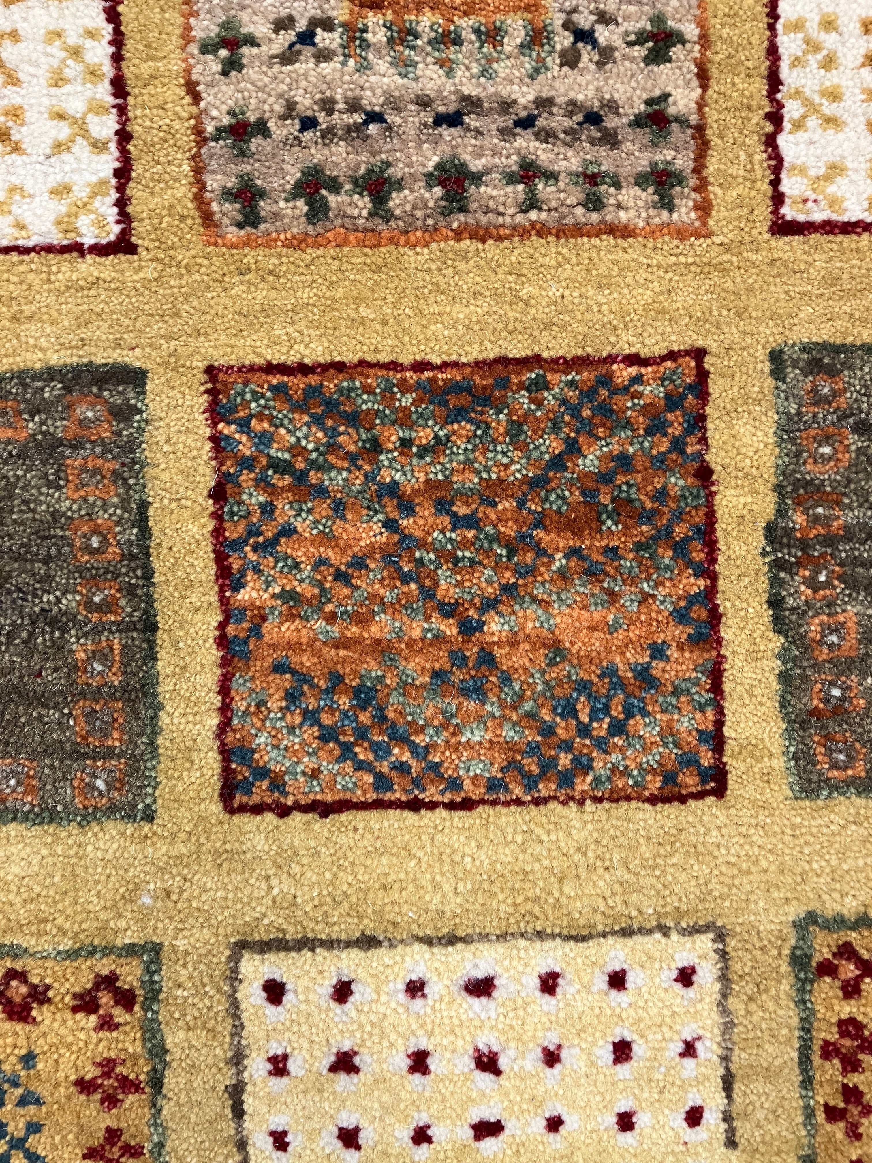 Royal Gabbeh - 2' 06" x 6' 00" Runner - Multicolor Animal Landscape - Hand Knotted Tribal Nomadic Rustic Wool Runner