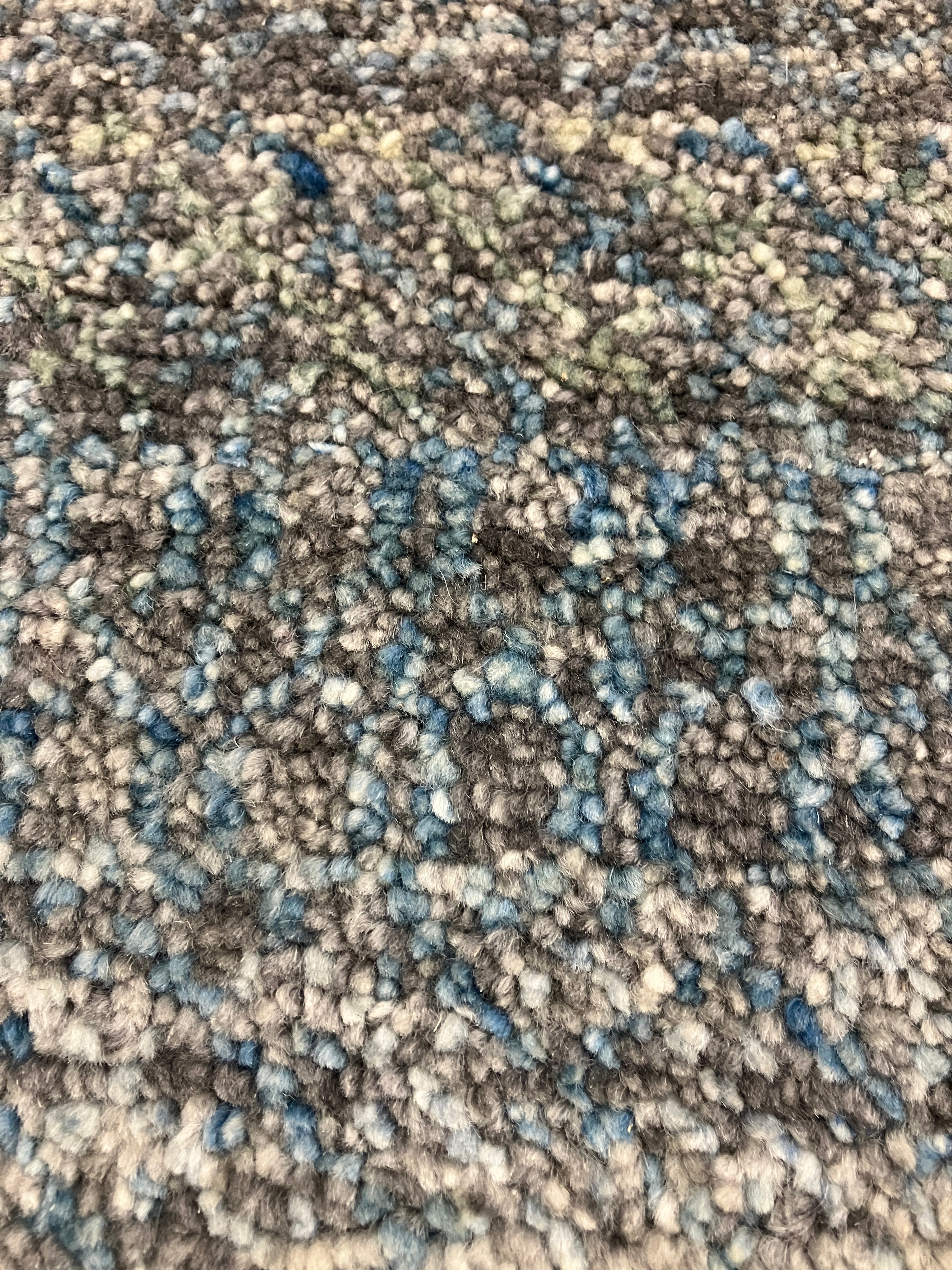 Ashton Collection - 3' 01" x 5' 00" Rug - Blue Green - Hand Knotted Modern Contemporary Wool Rug