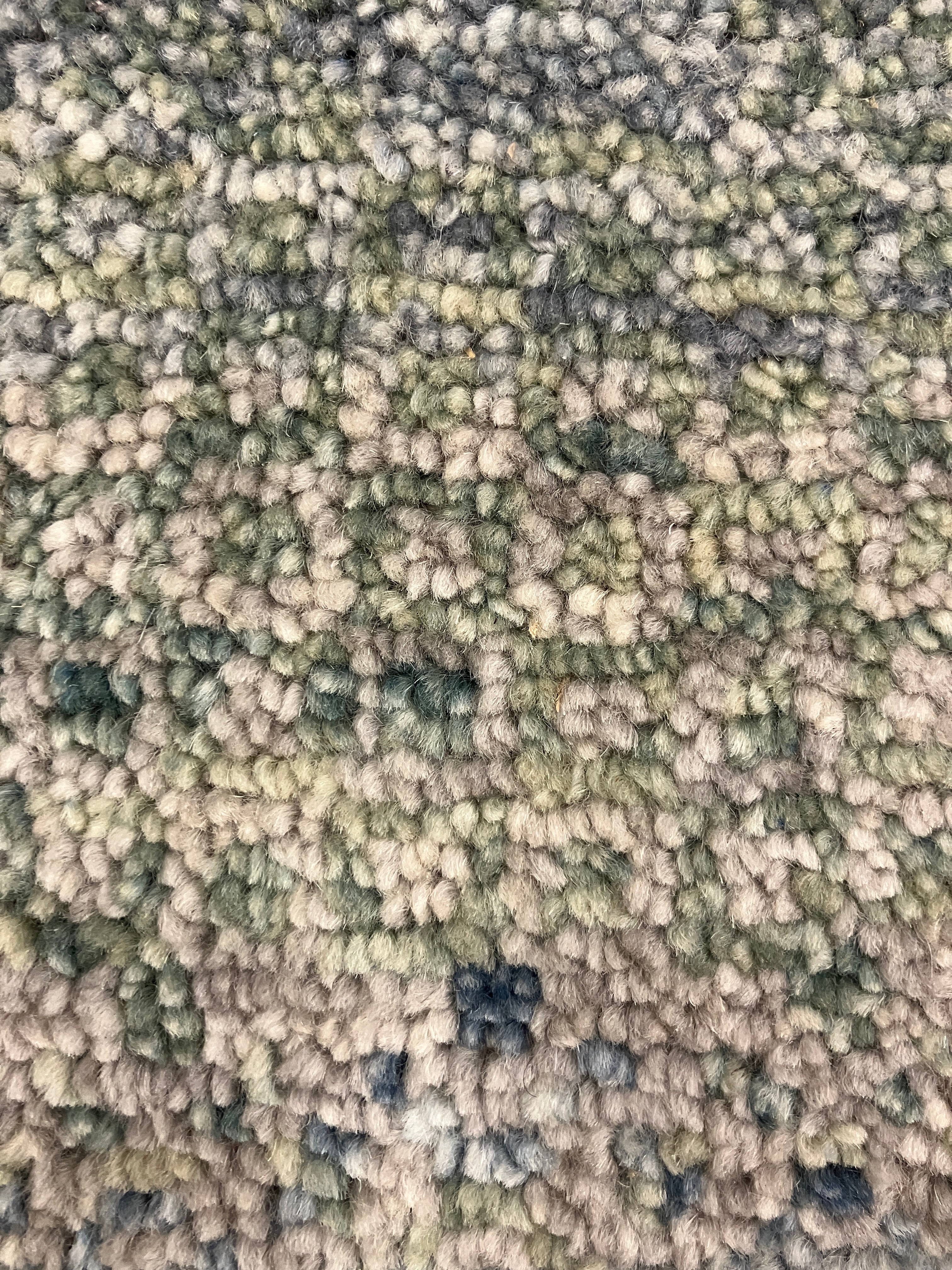 Ashton Collection - 3' 01" x 5' 00" Rug - Blue Green - Hand Knotted Modern Contemporary Wool Rug