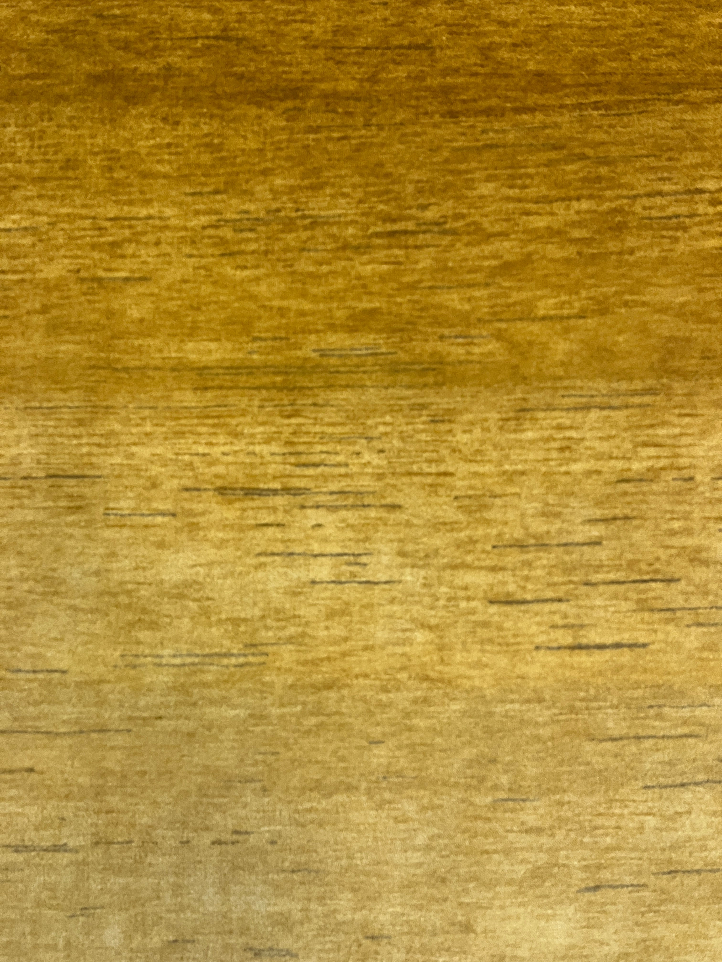 Sahara Collection - 4' x 6' Rug - Yellow to Gold - Hand Knotted with Hand Spun Wool - Modern Contemporary Wool Rug