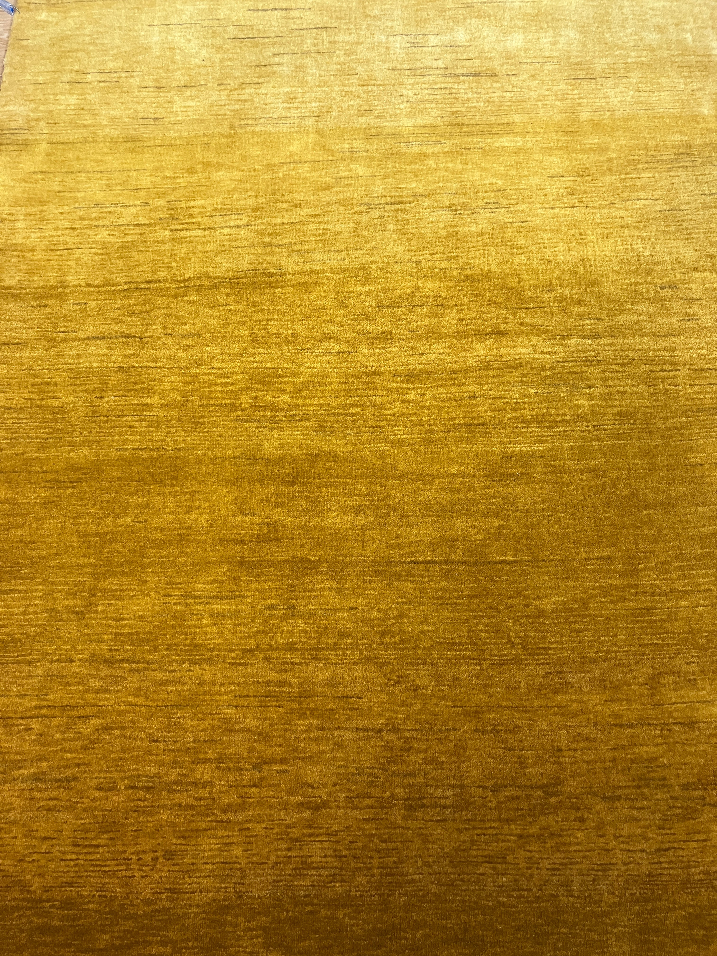 Sahara Collection - 4' x 6' Rug - Yellow to Gold - Hand Knotted with Hand Spun Wool - Modern Contemporary Wool Rug