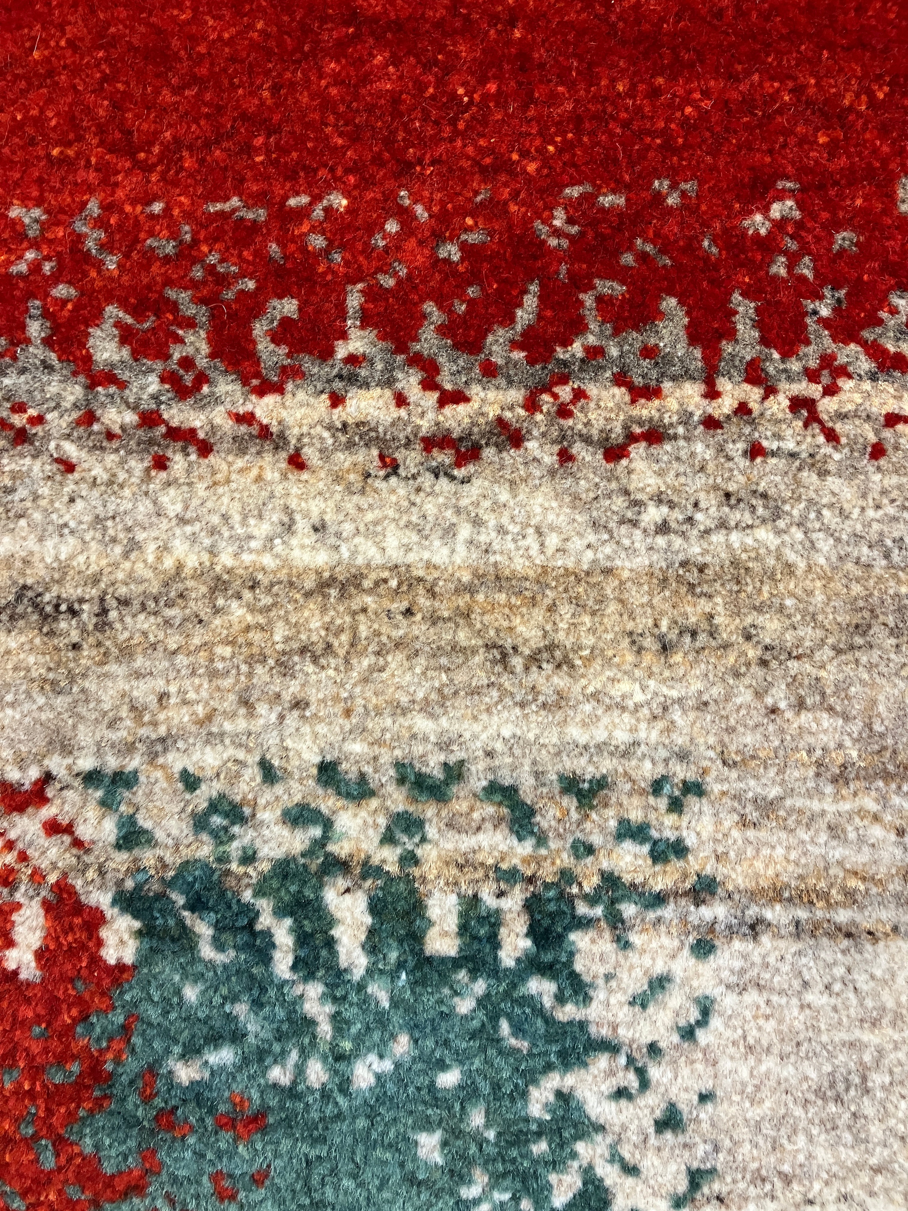 Persian Lori Gabbeh - 3' 11" x 6' 00" - Red Blue Green Multicolor - Hand Knotted Persian Wool Rug