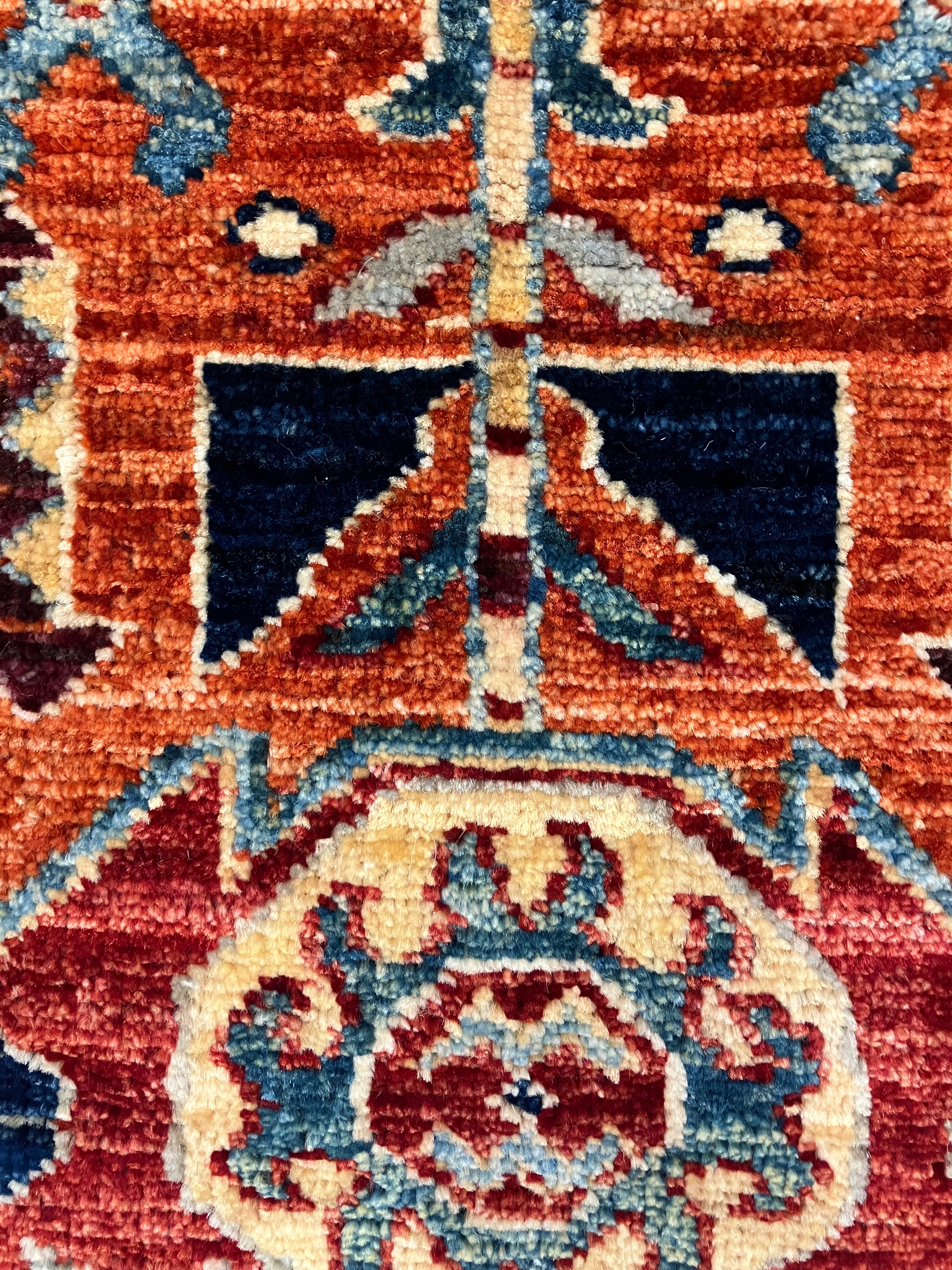 Aryana - 3' 10" x 5' 11" - Red Multicolor - Hand Knotted Aryana Area Rug - Traditional Classic Rug