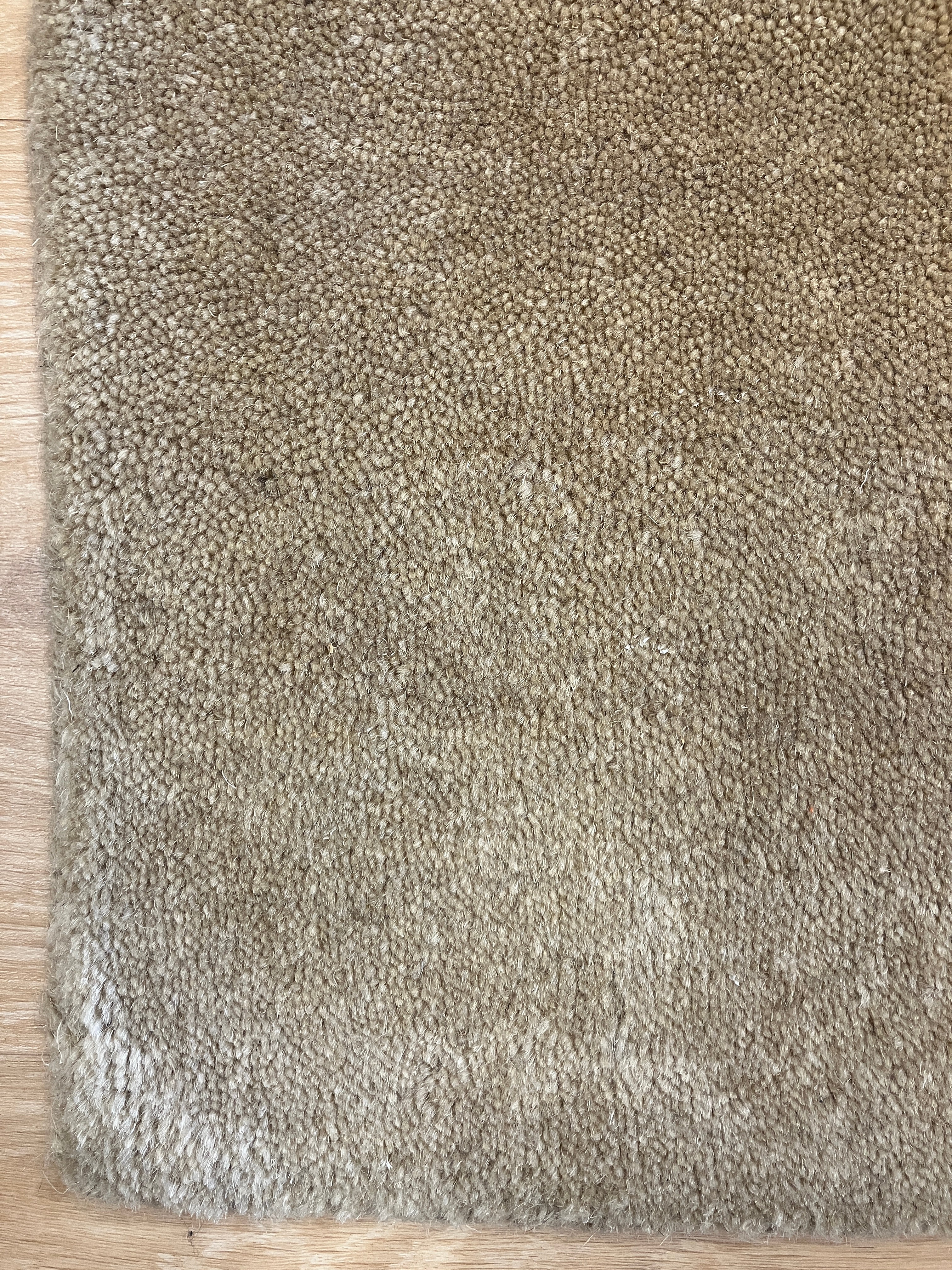 Gabbeh - 4' 02" x 6' 00" - Beige Green Brown Rust Multicolor - Hand Knotted Tribal Rustic Wool Rug