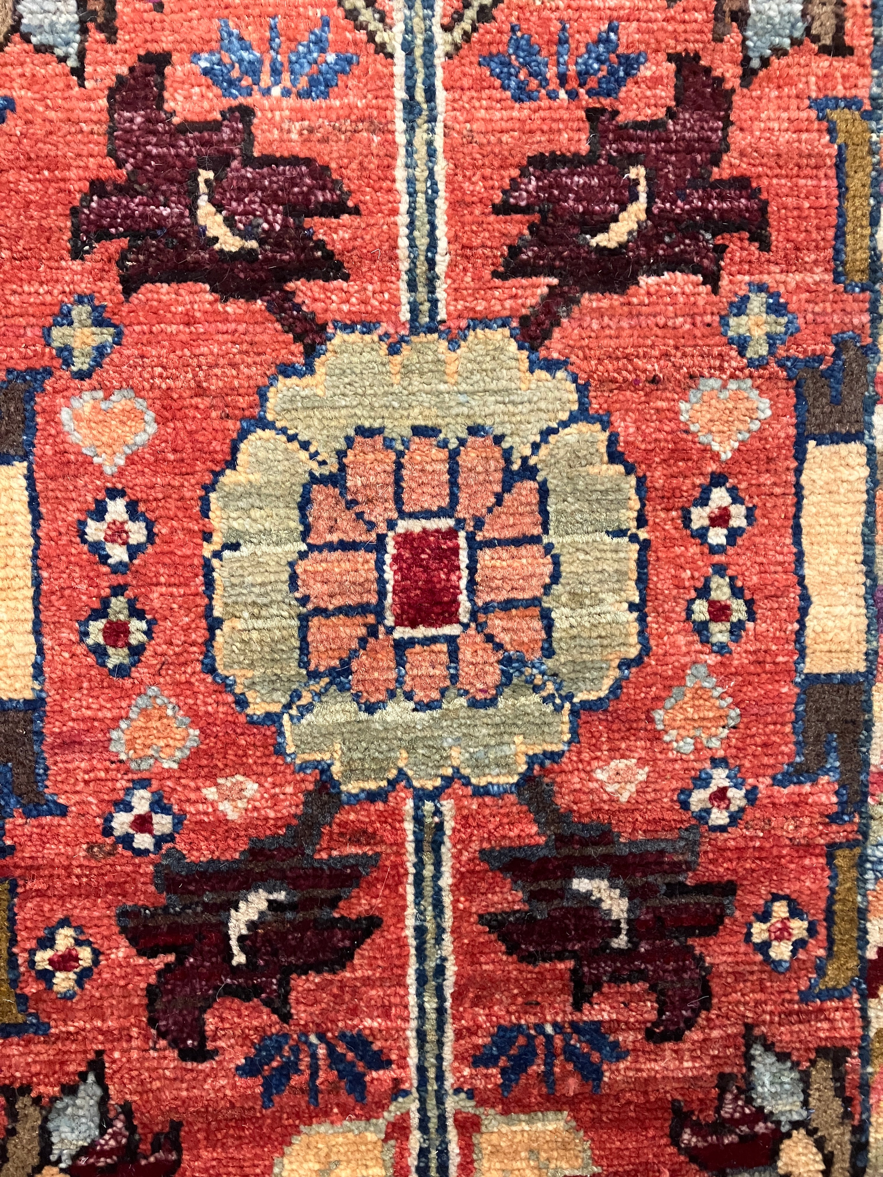 Nirvana Collection - 2' x 3' Rug - Rust Multicolor - Hand Knotted Traditional Classic Wool Rug