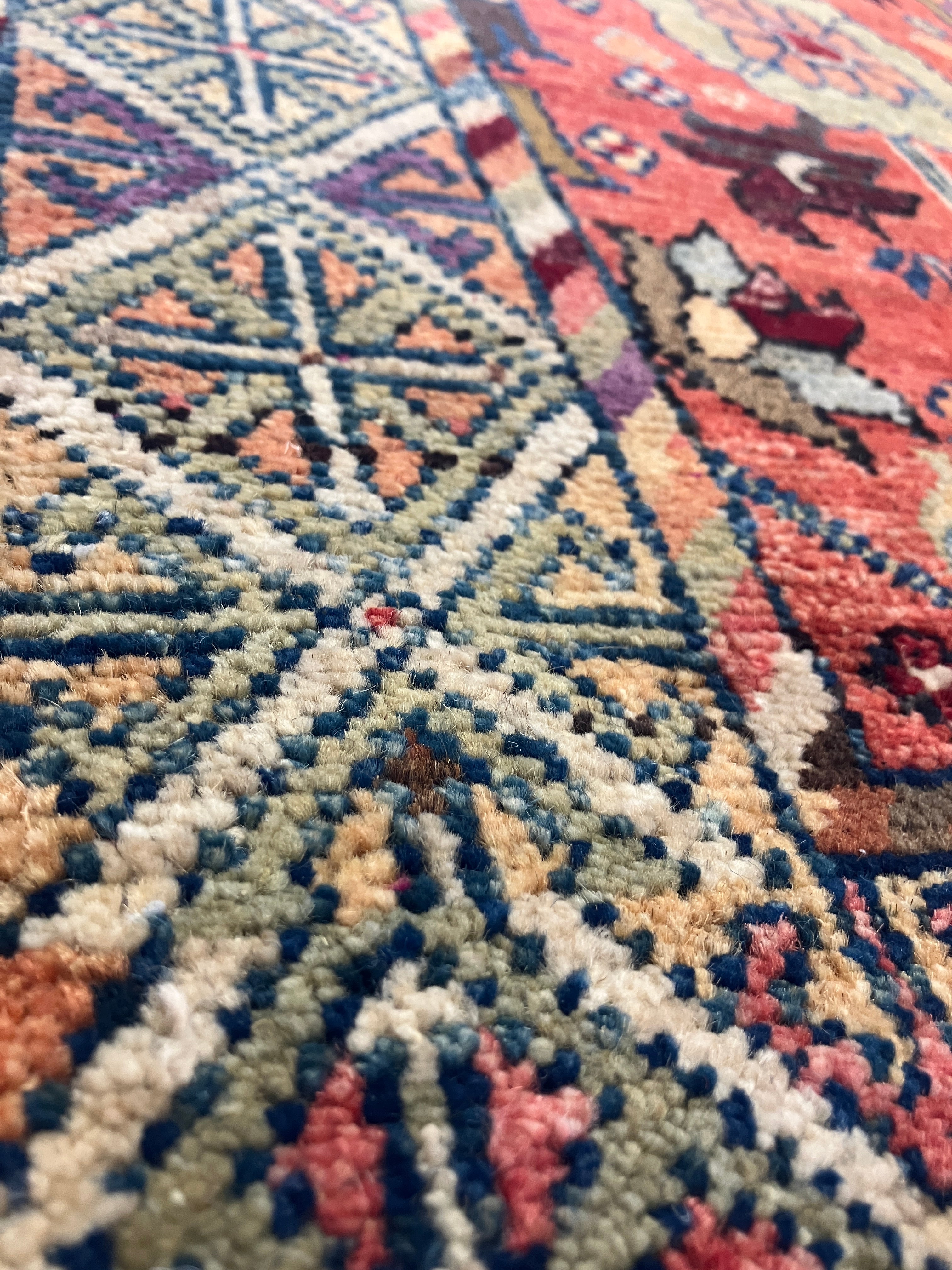 Nirvana Collection - 2' x 3' Rug - Rust Multicolor - Hand Knotted Traditional Classic Wool Rug