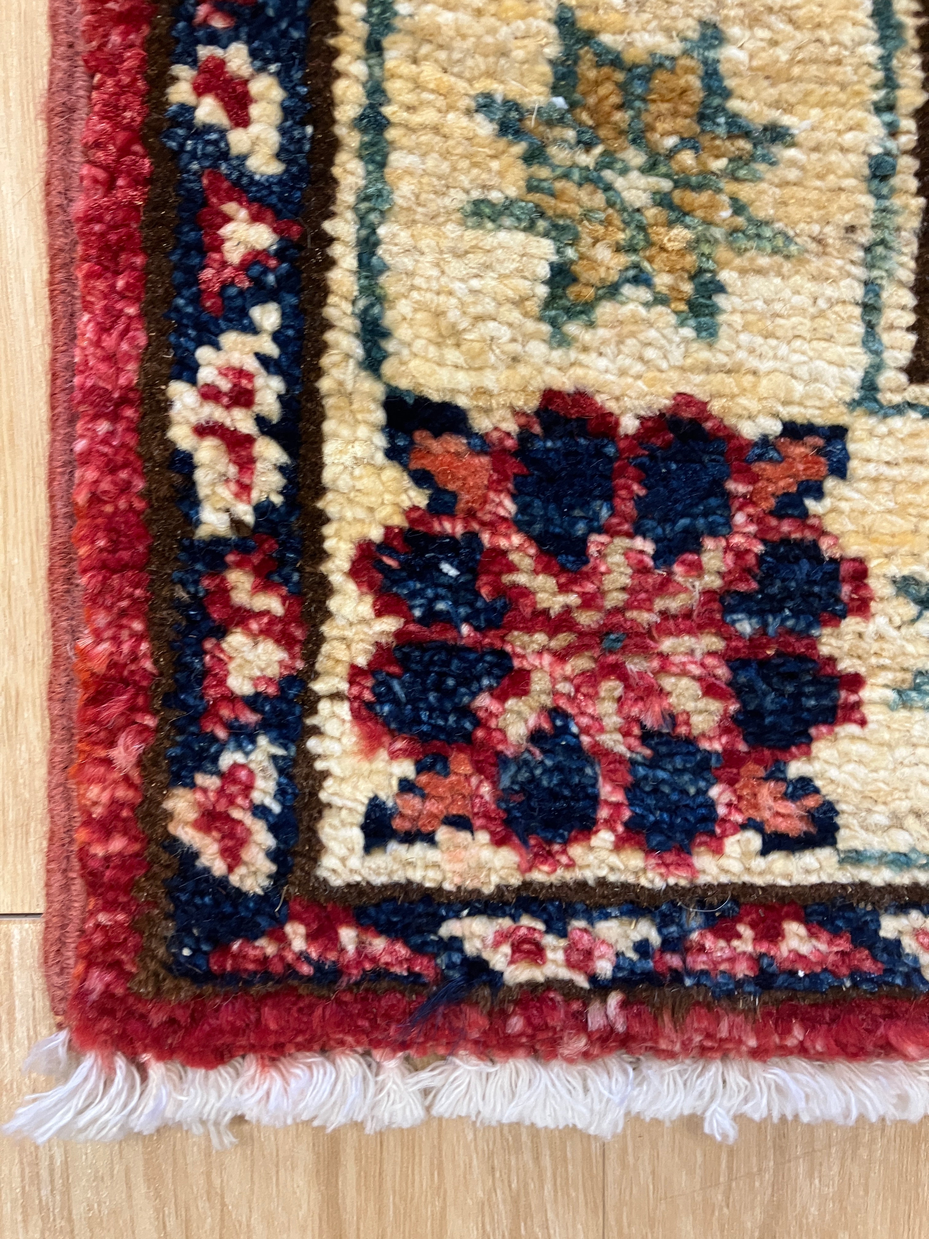 Super Kazak - 2' 03" x 3' 00" Rug - Red Multicolor - Hand Knotted Traditional Classic Wool Kazak Rug