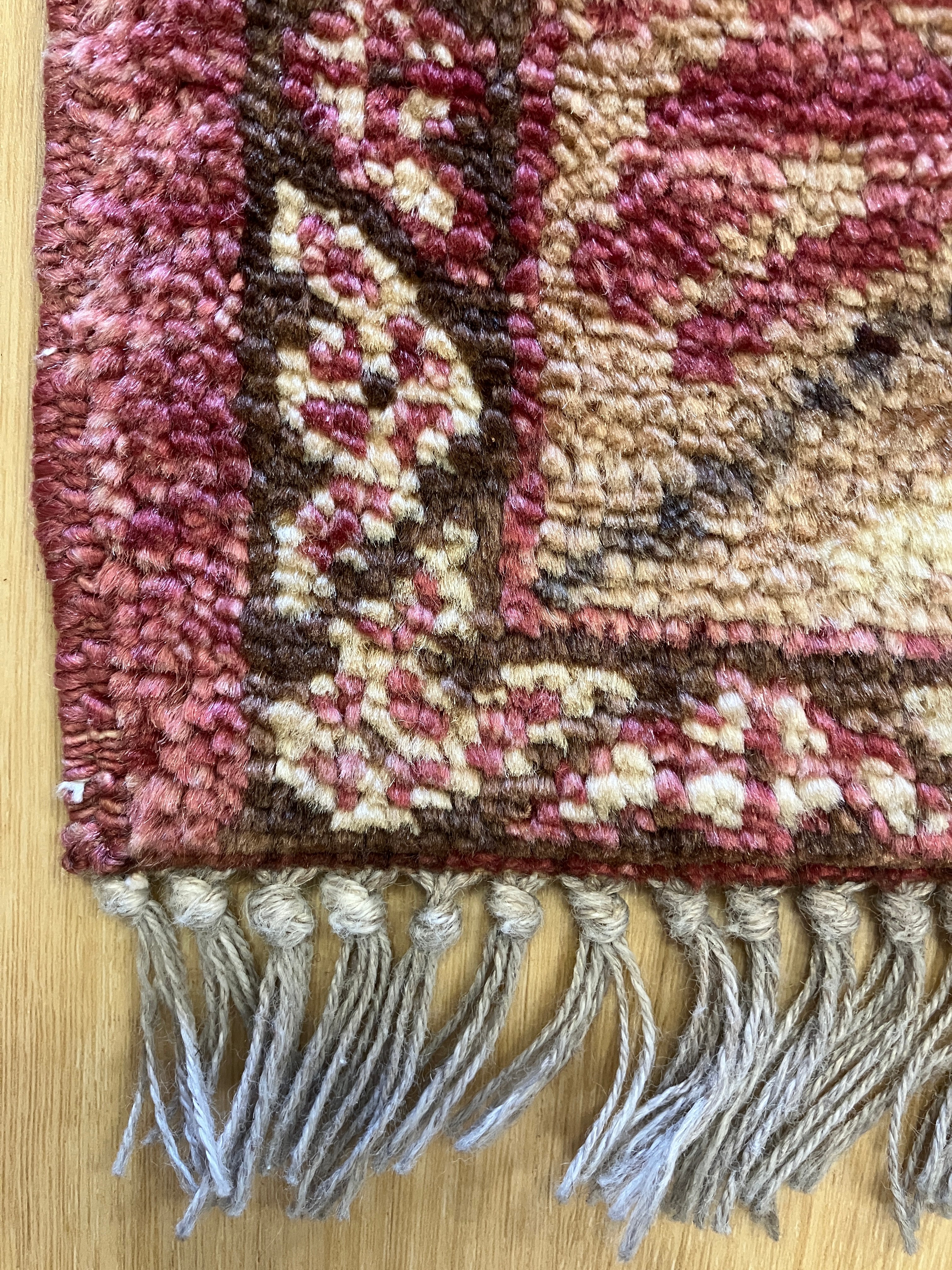 Oushak - 2' 02" x 3' 03" Rug - Rose & Ivory - Hand Knotted Traditional Classic Wool Rug