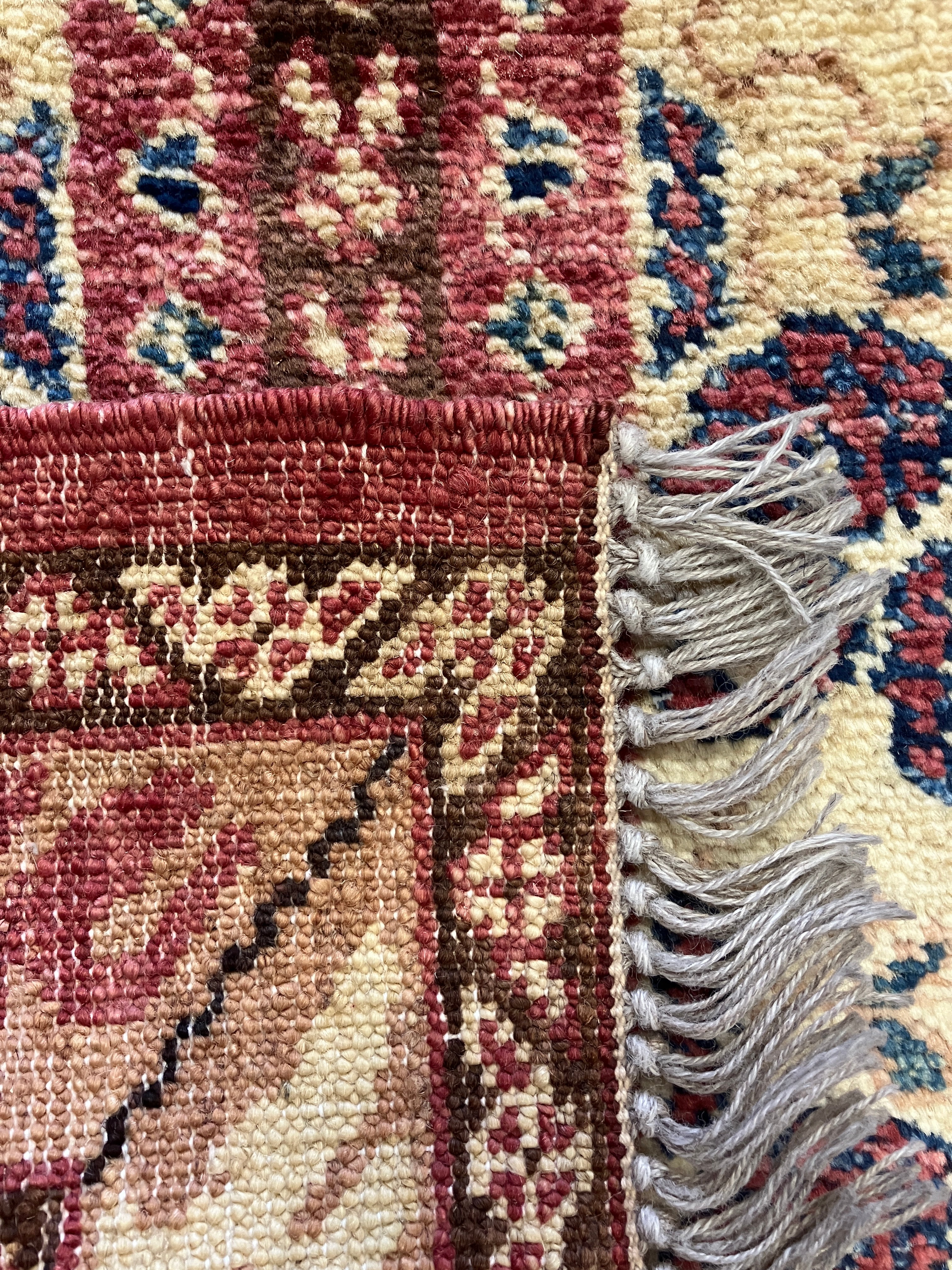 Oushak - 2' 02" x 3' 03" Rug - Rose & Ivory - Hand Knotted Traditional Classic Wool Rug