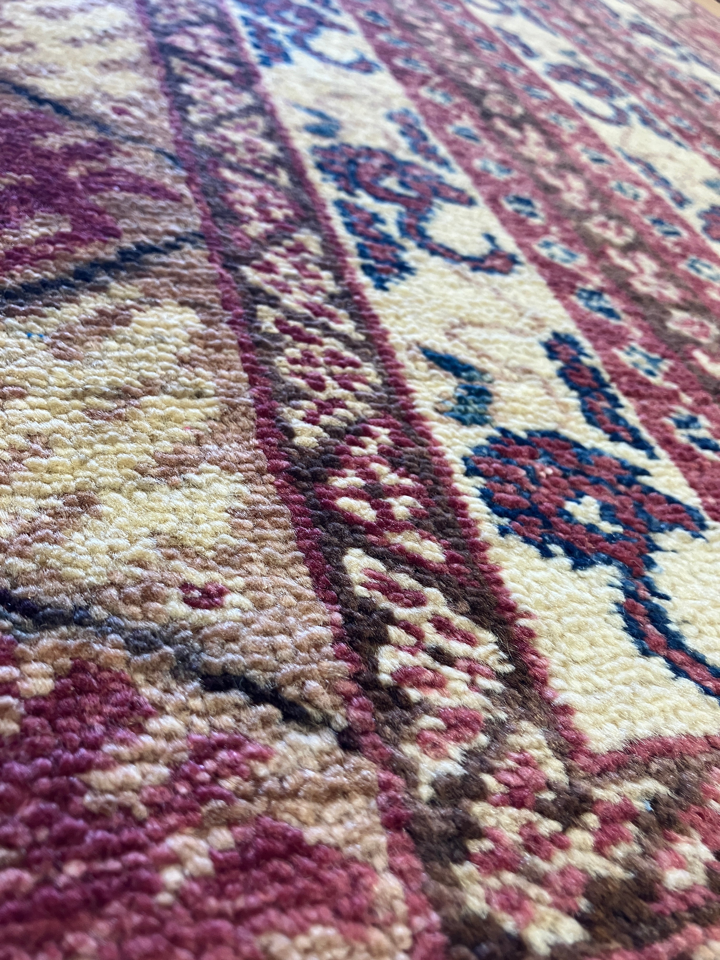 Oushak - 2' 02" x 3' 03" Rug - Rose & Ivory - Hand Knotted Traditional Classic Wool Rug