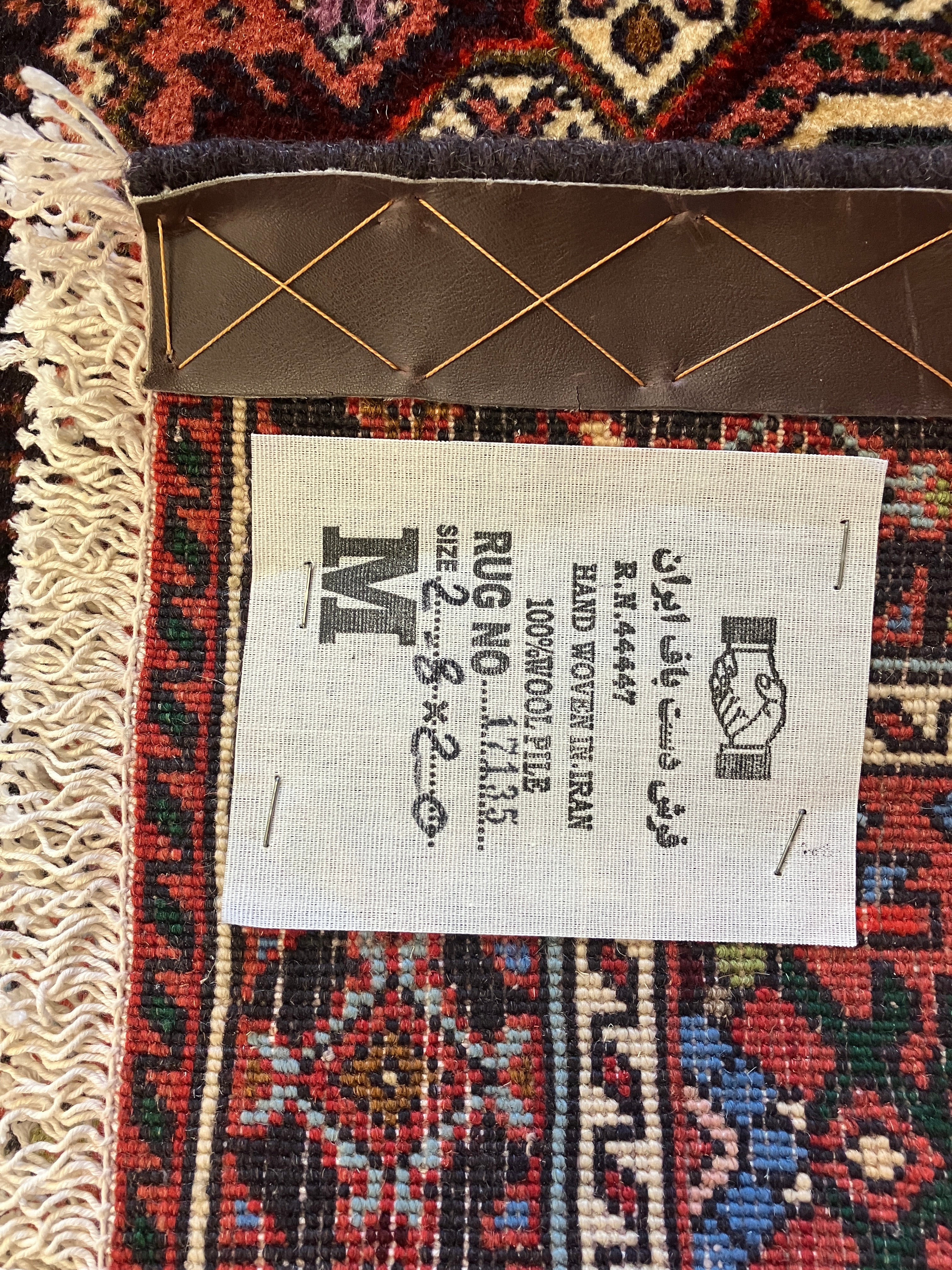 Persian Gholtogh - 2' 00" x 2' 08" Rug - Red Multicolor - Hand Knotted Traditional Classic Persian Wool Rug