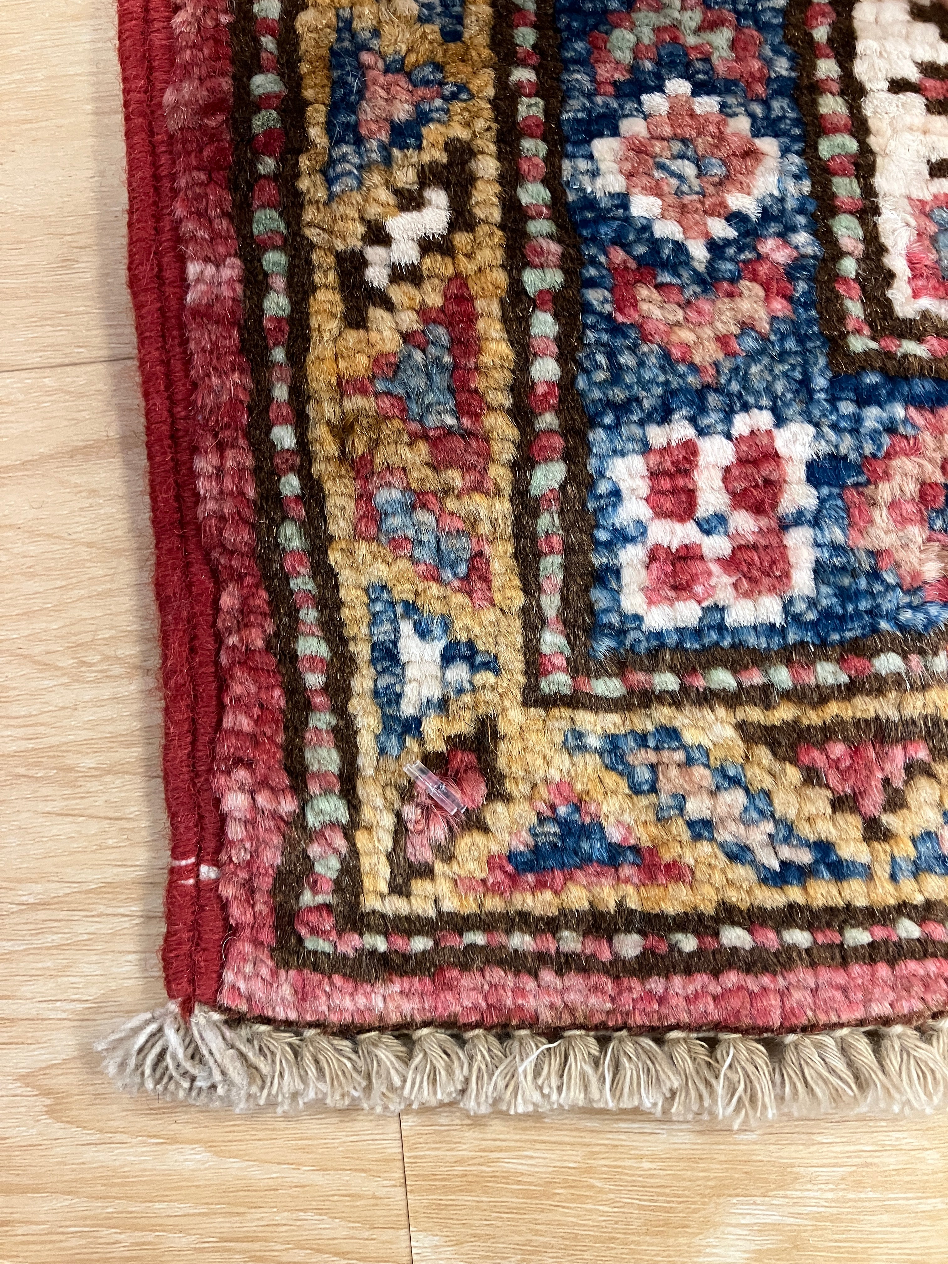Super Kazak Runner - 2' 07" x 8' 06" - Red Multicolor - Hand Knotted Wool Traditional Classic Kazak Runner