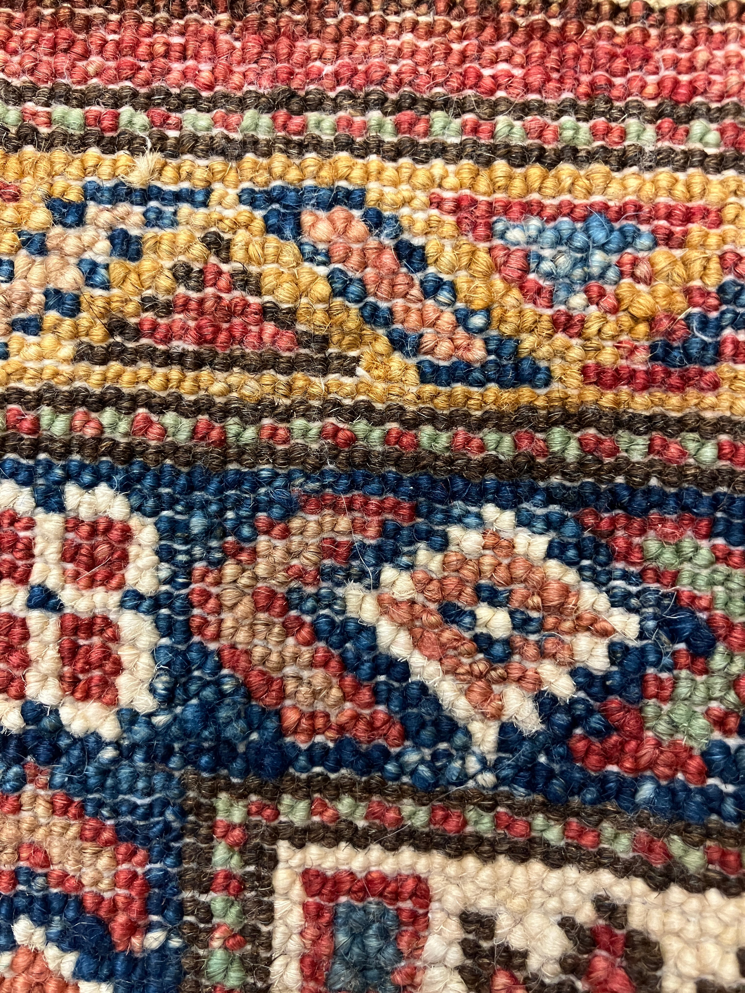 Super Kazak Runner - 2' 07" x 8' 06" - Red Multicolor - Hand Knotted Wool Traditional Classic Kazak Runner