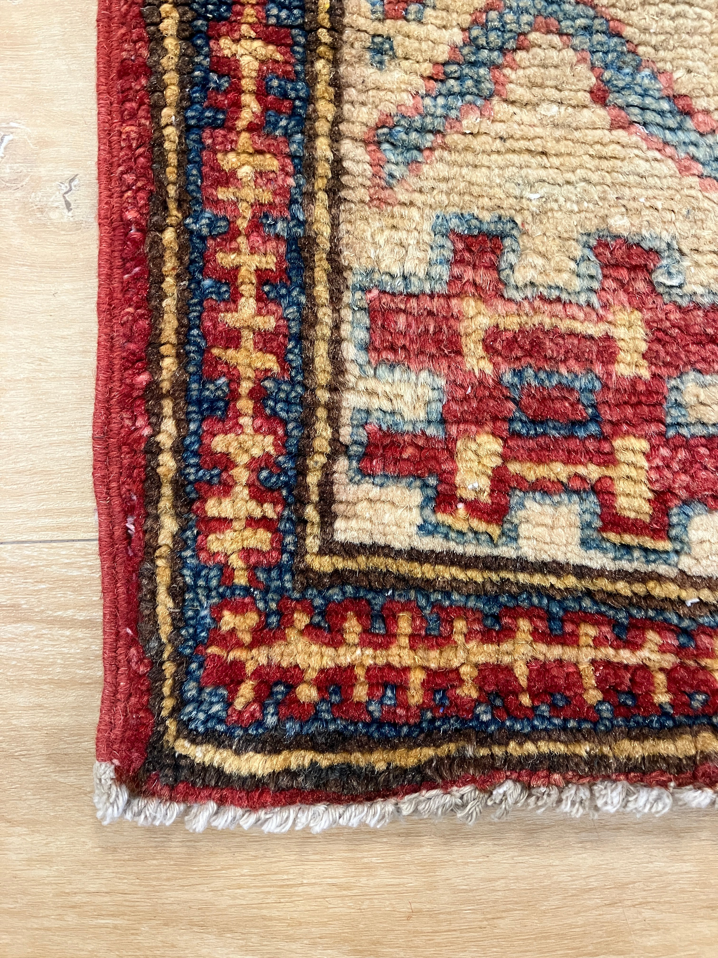 Super Kazak Runner - 2' 09" x 9' 00" - Red Multicolor - Hand Knotted Wool Traditional Classic Kazak Runner