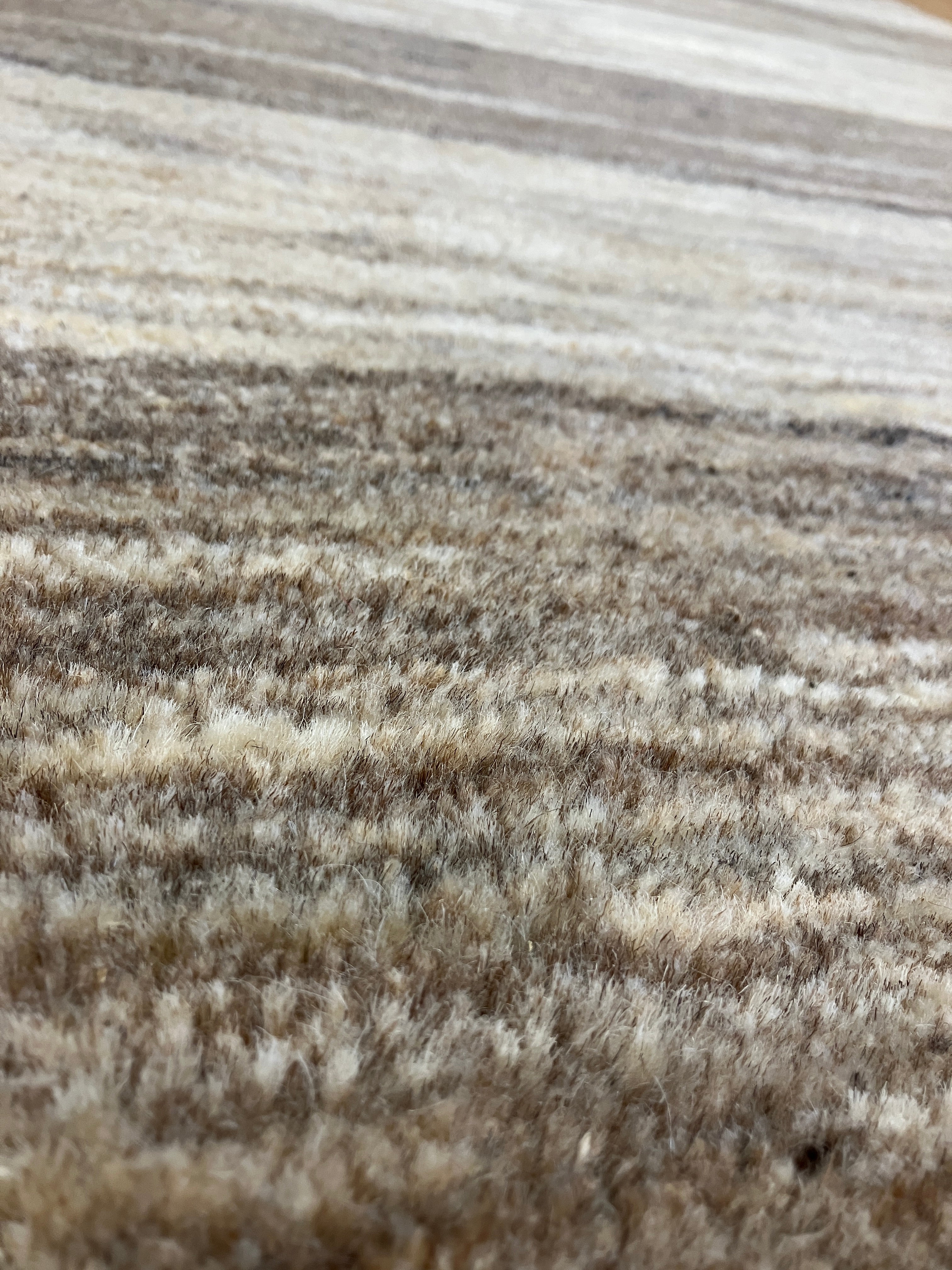 Gabbeh Zollanvari Persian - 2' 10" x 3' 10" - Beige, Brown & Grey - Hand Knotted Tribal Rustic Persian Wool Rug Mat