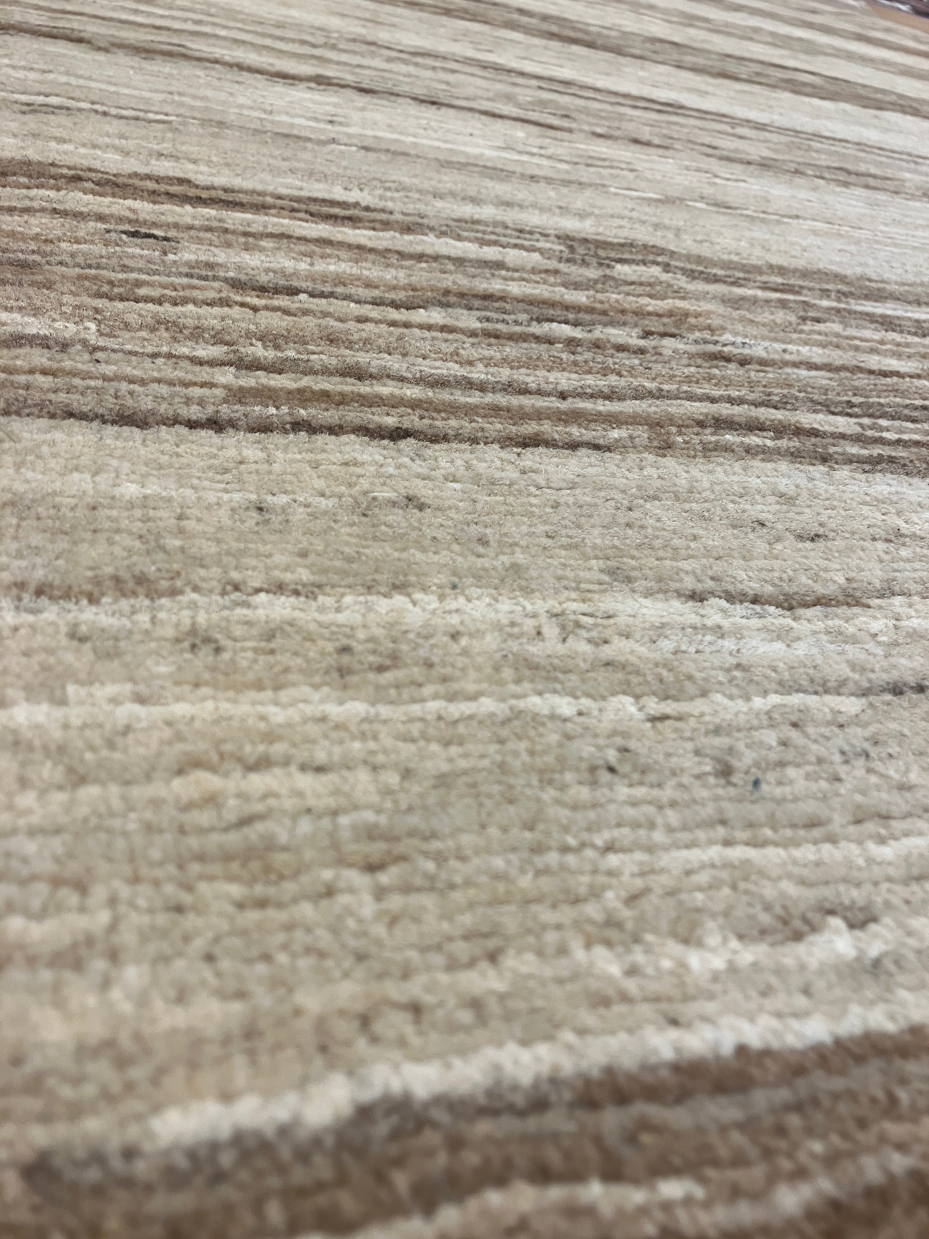 Gabbeh Kashkoli - 5' 11" x 7' 02" - Beige, Brown & Grey - Hand Knotted Tribal Rustic Wool Rug