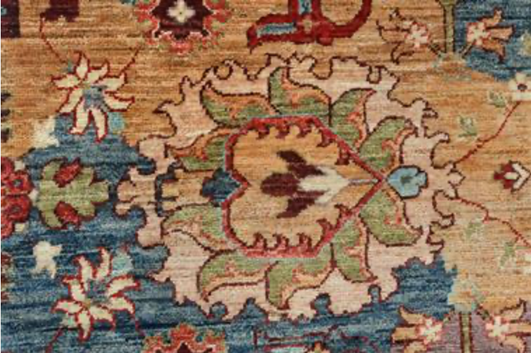 Nomad Collection - 2' 06" x 9' 11" Runner - Navy, Blue & Brown - Hand Knotted Wool Runner