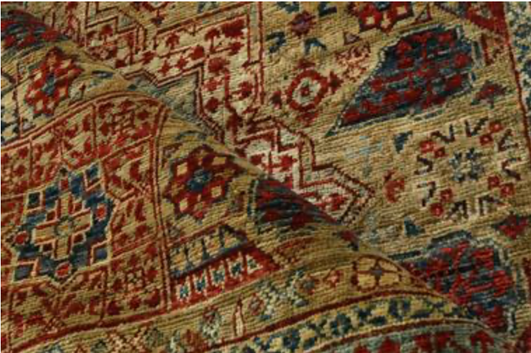 Nomad Collection - 3' 11" x 11' 09" Mamluk Style Tribal Runner - Light Brown & Grey - Hand Knotted Wool Runner