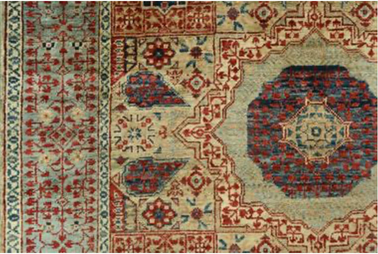Nomad Collection - 3' 11" x 11' 09" Mamluk Style Tribal Runner - Light Brown & Grey - Hand Knotted Wool Runner