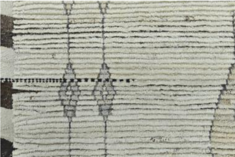 Marrakesh Collection - 8'x10' & 9'x12' - Ivory Beige - Tribal Style - Hand Knotted Wool Area Rug
