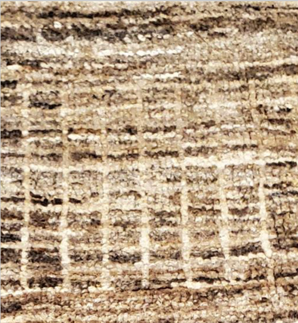 K2 Collection - 8' 02" x 11' 06" - Brown & Cream - Tribal Pattern - Hand Knotted Area Rug
