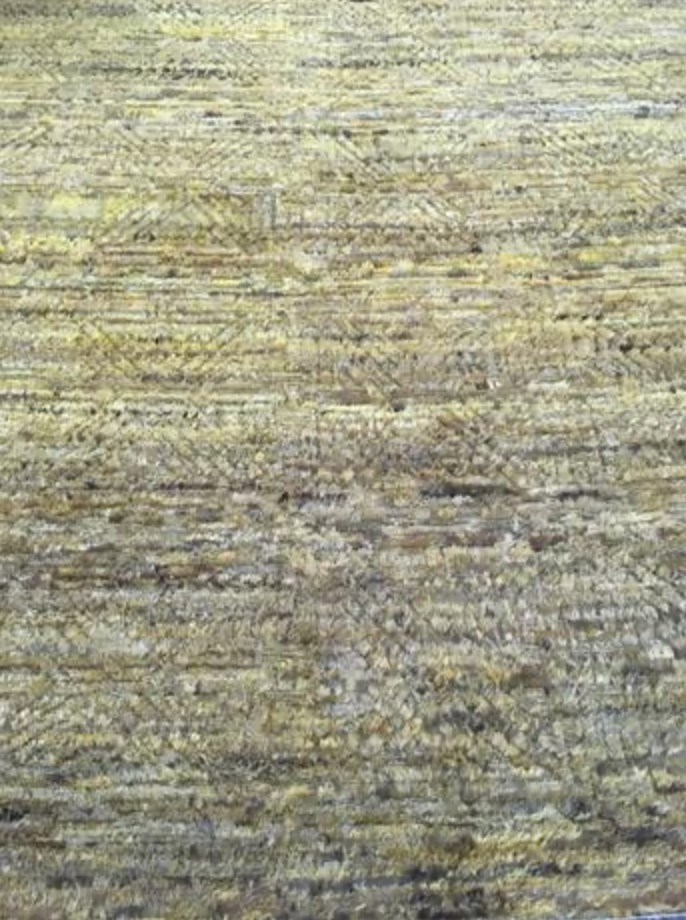 Souf Collection - 8' 02" x 10' 02"  - Moroccan Shag Style - Gold Brown Grey - Hand Knotted Wool Area Rug