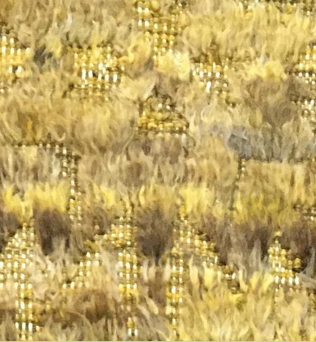 Souf Collection - 8' 02" x 10' 02"  - Moroccan Shag Style - Gold Brown Grey - Hand Knotted Wool Area Rug