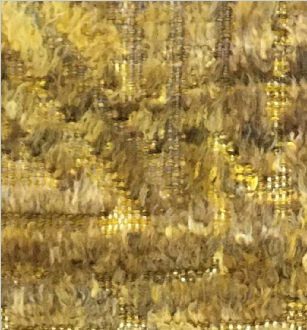 Souf Collection - 8' 02" x 10' 02"  - Moroccan Shag Style - Gold Brown Grey - Hand Knotted Wool Area Rug