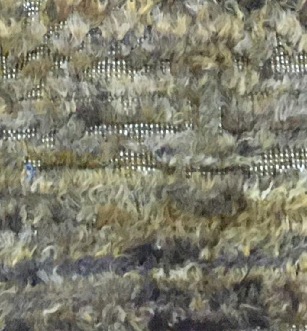 Souf Collection - 8' 02" x 10' 02"  - Moroccan Shag Style - Gold Brown Grey - Hand Knotted Wool Area Rug