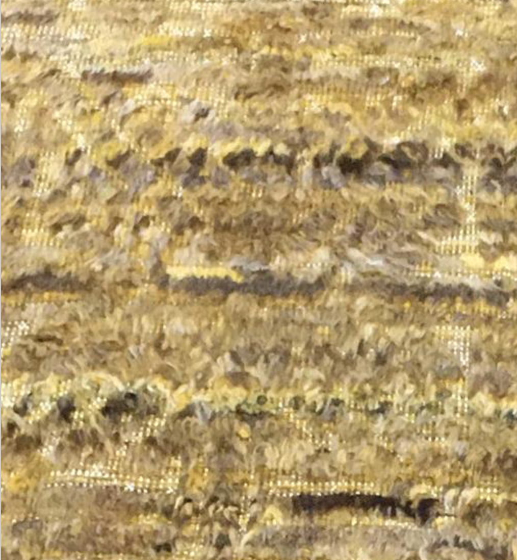 Souf Collection - 8' 02" x 10' 02"  - Moroccan Shag Style - Gold Brown Grey - Hand Knotted Wool Area Rug
