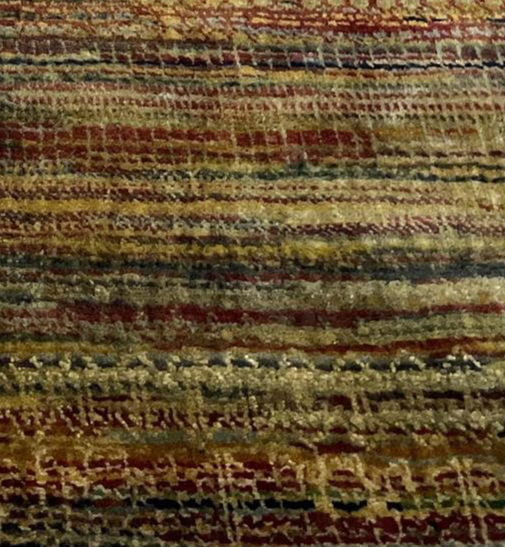 K2 Collection - 8' 11" x 12' 00" - Multicolor - Tribal Stripe Pattern - Hand Knotted Area Rug