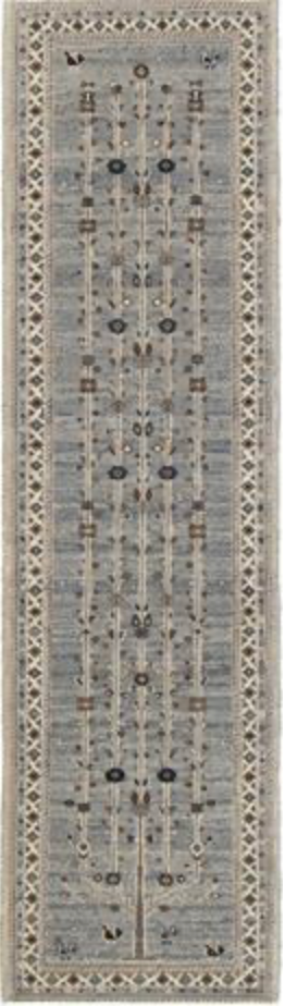 Souf Collection - 2' x 3' Mats - 2' 08" x 20' 01" Runner & 10' 01" x 13' 10" Area Rug - Moroccan Shag Style - Grey & Brown - Handmade Wool Rug
