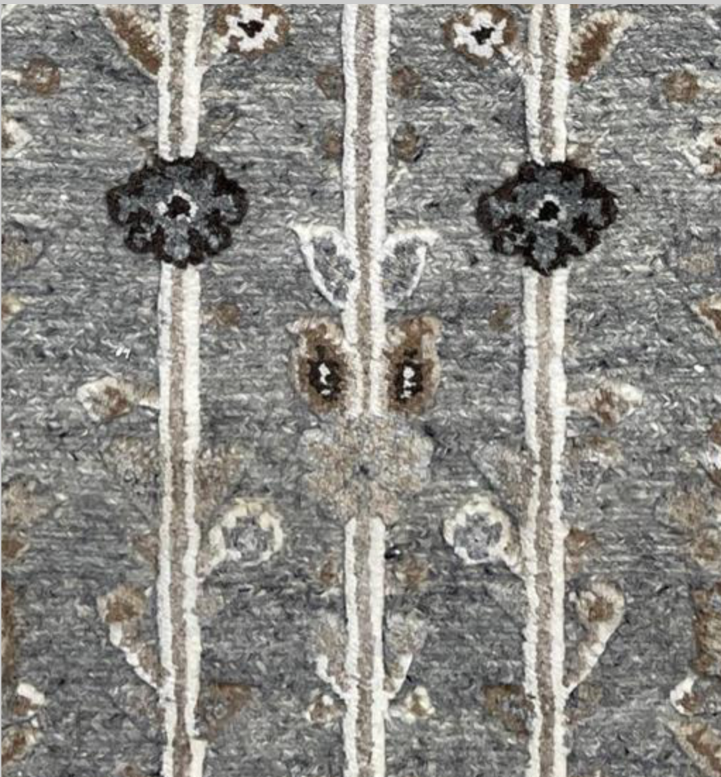 Souf Collection - 2' x 3' Mats - 2' 08" x 20' 01" Runner & 10' 01" x 13' 10" Area Rug - Moroccan Shag Style - Grey & Brown - Handmade Wool Rug