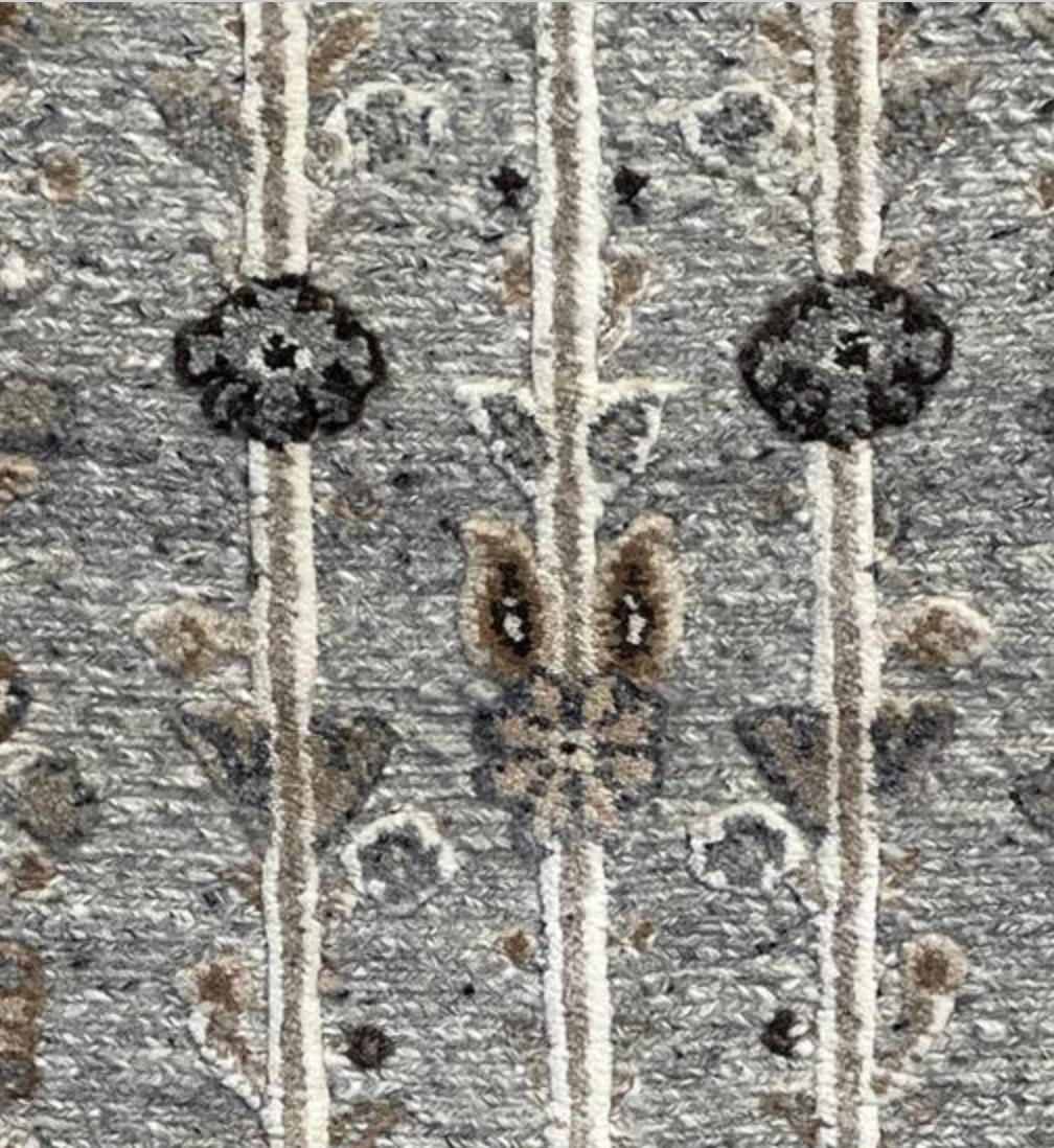 Souf Collection - 2' x 3' Mats - 2' 08" x 20' 01" Runner & 10' 01" x 13' 10" Area Rug - Moroccan Shag Style - Grey & Brown - Handmade Wool Rug