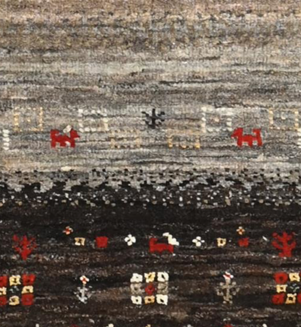 Lori Gabbeh - (2' 06" x 9' 10") - (2' 07" x 11' 09") - (8'x8') - (8' 10" x 11' 05") - (9' x 12') - Tribal Brown Grey Beige - Hand Knotted Wool Rugs & Runners