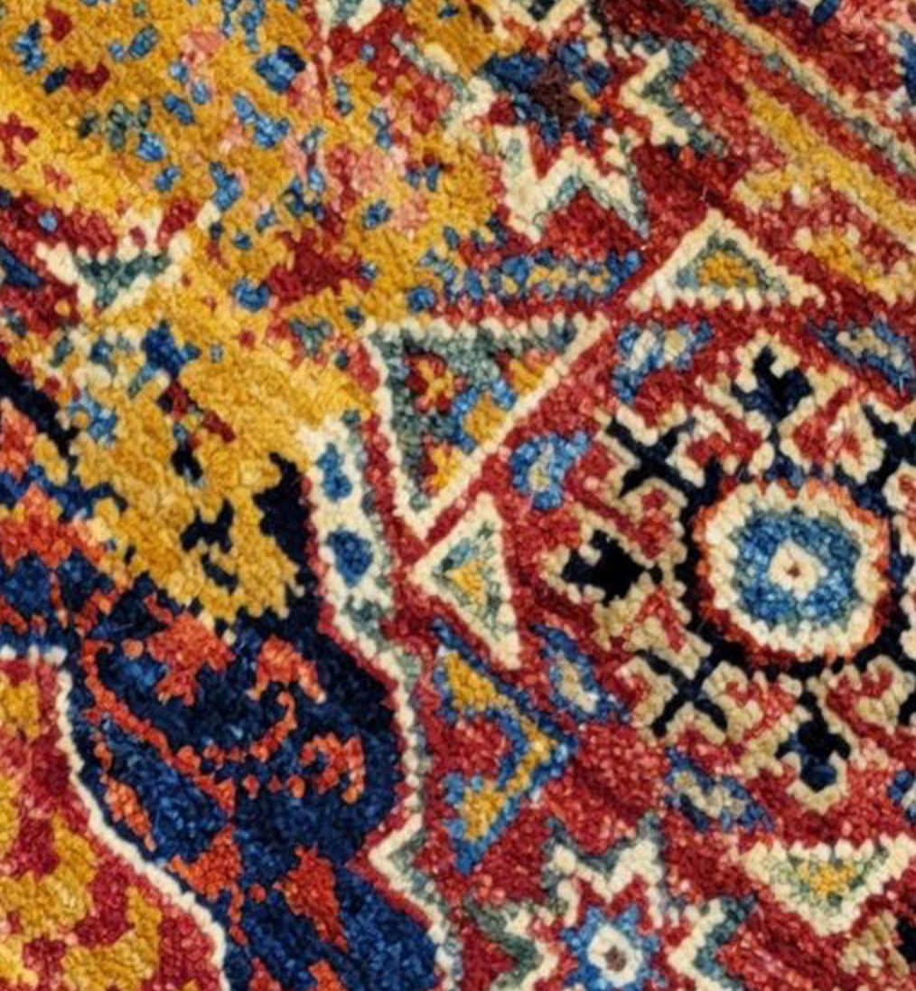 Indigo Collection - 2'x3' Mats - 3'x5' Rugs - 8'x10' Area Rug - Mamluk Style Transitional - Hand Knotted Wool Mats Runners & Rugs