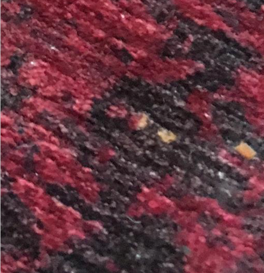 Indigo Collection - 9' 00" x 12' 03" Red Area Rug - Modern Contemporary - Hand Knotted Area Rug
