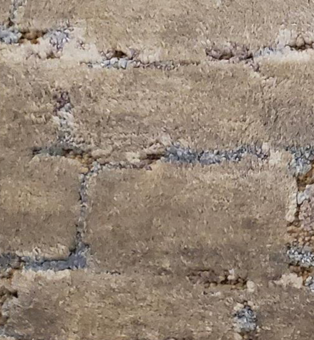 Indigo Collection - 5' 05" x 7' 10" Wool & Silk Grey Beige Blue Area Rug - Modern Contemporary - Hand Knotted Area Rug