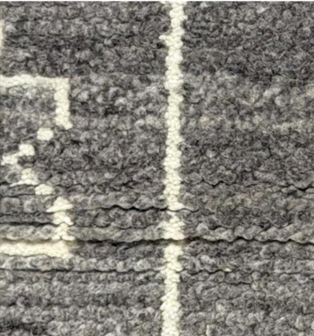 Atlas Collection - 4' x 6' - Black Grey Wool Classic Tribal Rug - Hand Knotted Area Rug