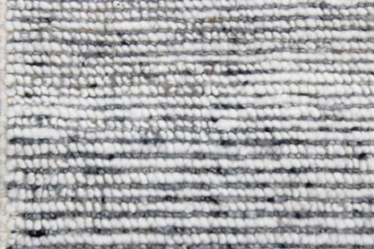 Atlas Collection - 12'x15' - 9'x12' - 8'x10' Area Rug - 3'x5' Rug & 2'x3' Mats - Grey & Ivory Wool Classic Tribal Rug - Hand Knotted Area Rug