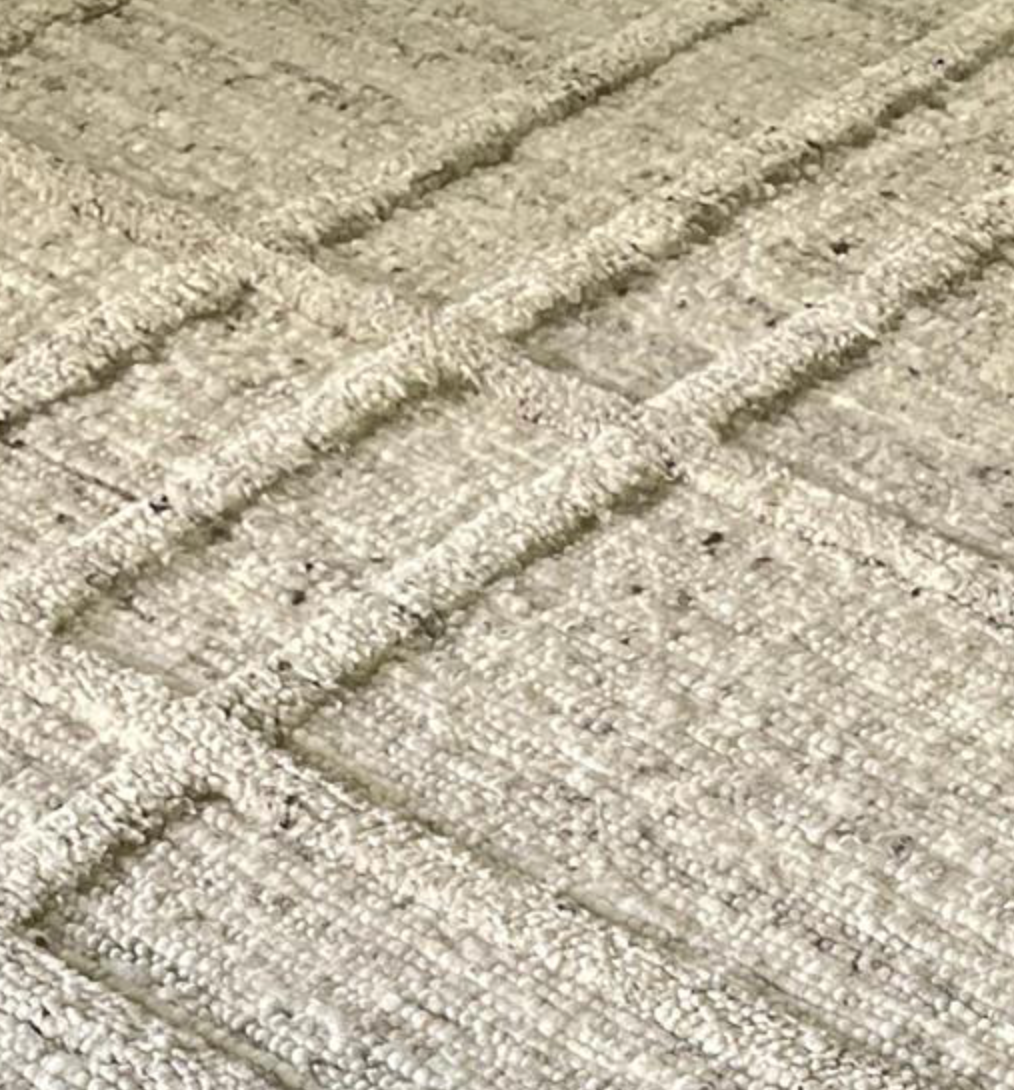 Atlas Collection - 2'x3' Mat - 3'x5' - 5'x8' - 8'x11' - 9'x12' - 10'x14' - 12'x15' Area Rugs - Light Grey Tibetan Weave - Hand Knotted Mats & Area Rugs