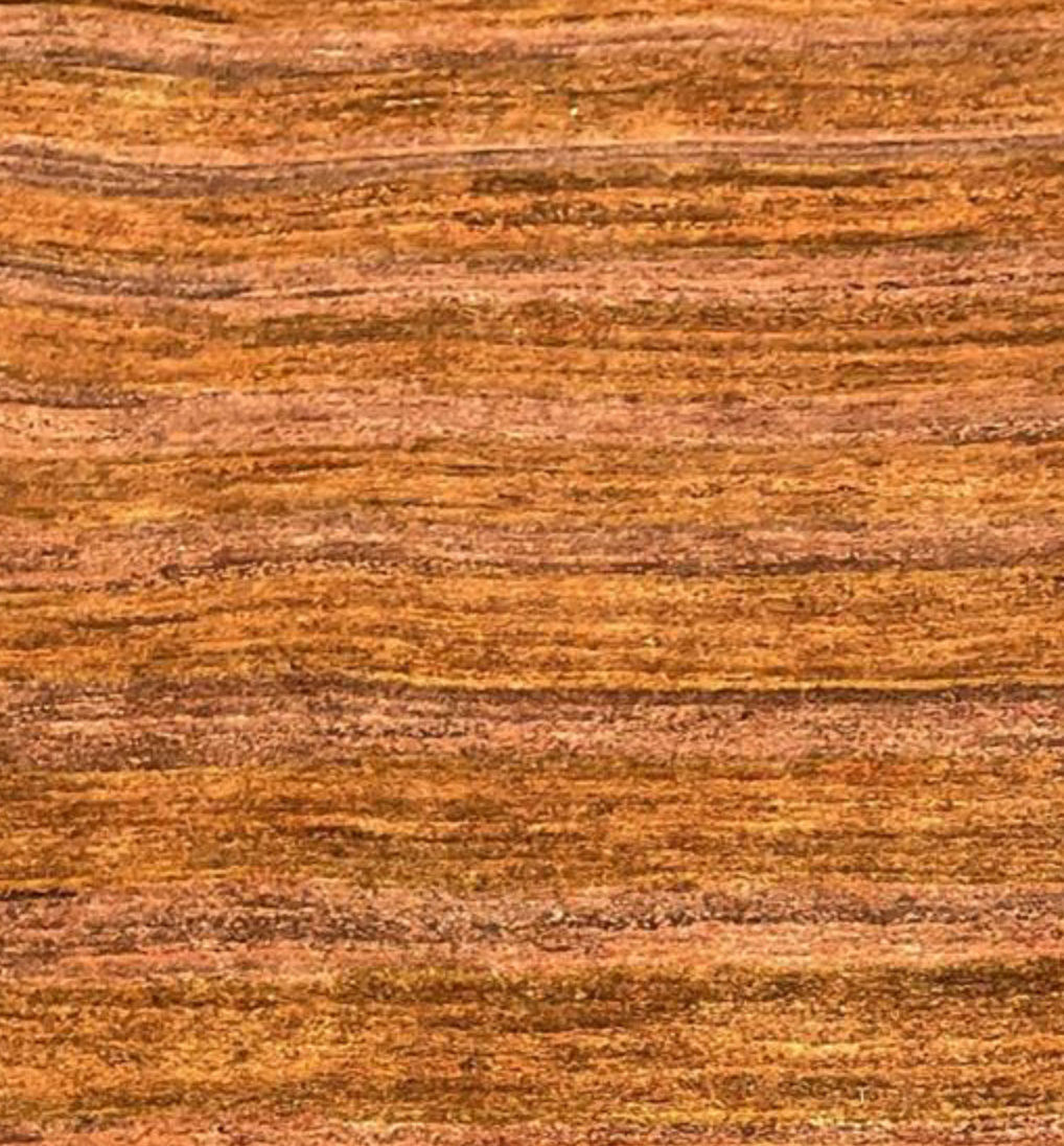 Tibetano Collection Silk & Wool - 10' 00" x 11' 02" - Peach & Rust - Wool & Silk Contemporary Modern Area Rug - Tibet Nepal Rug