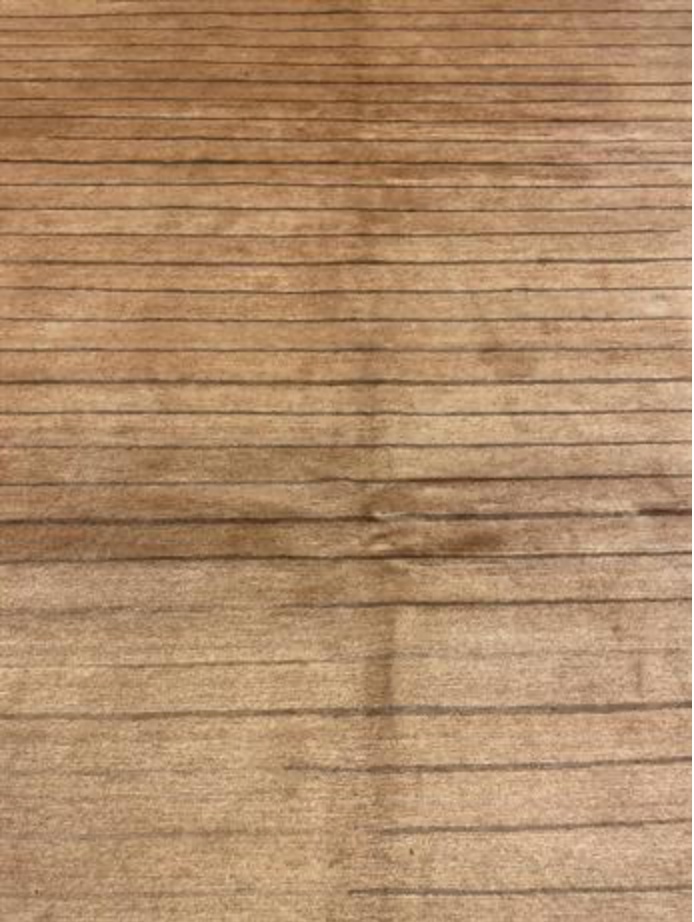 Tibetano Collection Silk & Wool - 7' 11" x 8' 05" Square - Brown - Wool & Silk Contemporary Modern Area Rug - Tibet Nepal Rug
