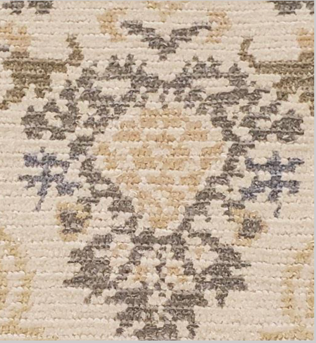 Abadjian Spanish Cuenca -  9' 04" x 13' 01" Rug - Beige Brown Camel Grey - Hand Knotted Wool Area Rug - Traditional Classic Romanian Rug