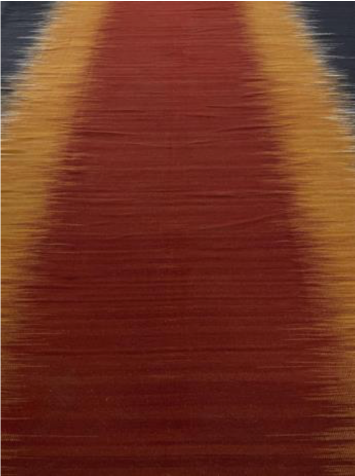 Art Weave Collection - 10' 04" x 13' 09" - Rust Blue Gold - Hand Made Flat Weave Wool Mazandaran Design Dhurrie Kilim - Tribal Nomadic Rustic Boho Minimalist Rug