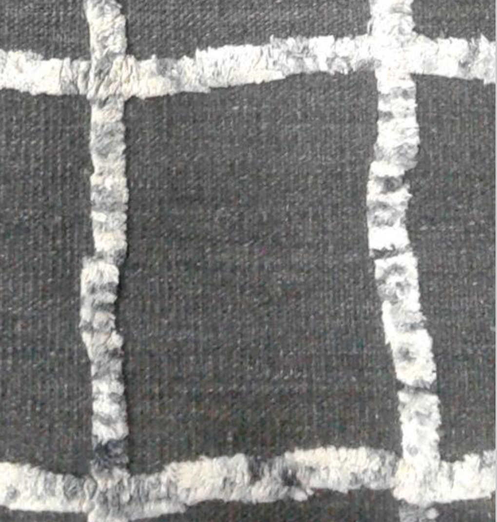 Art Weave Collection - 8'x10' 9'x12' 10'x14' 12'x18' - Grey - Hand Made Flat Weave Wool Tribal Nomadic Rustic Boho Minimalist Rug