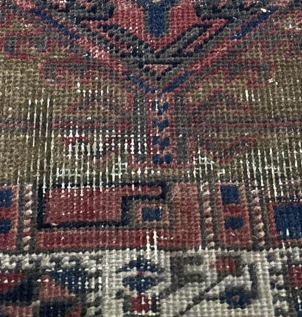 Sarab Renaissance Collection Runner - 3' 03" x 9' 11" - Camel Pink Ivory - Hand Knotted Wool Distressed Rustic Runner